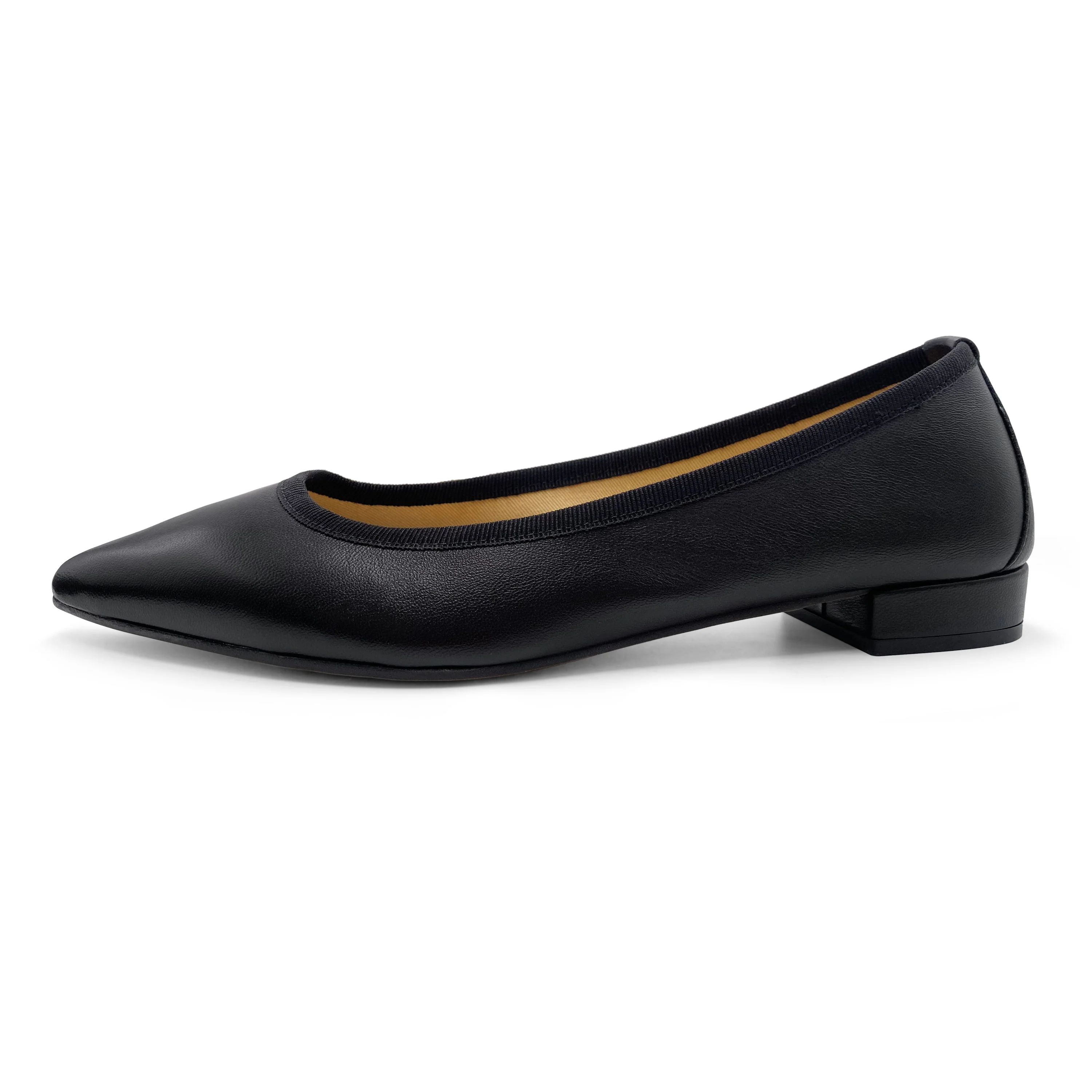 Ballerine a punta nere in pelle - Image 4