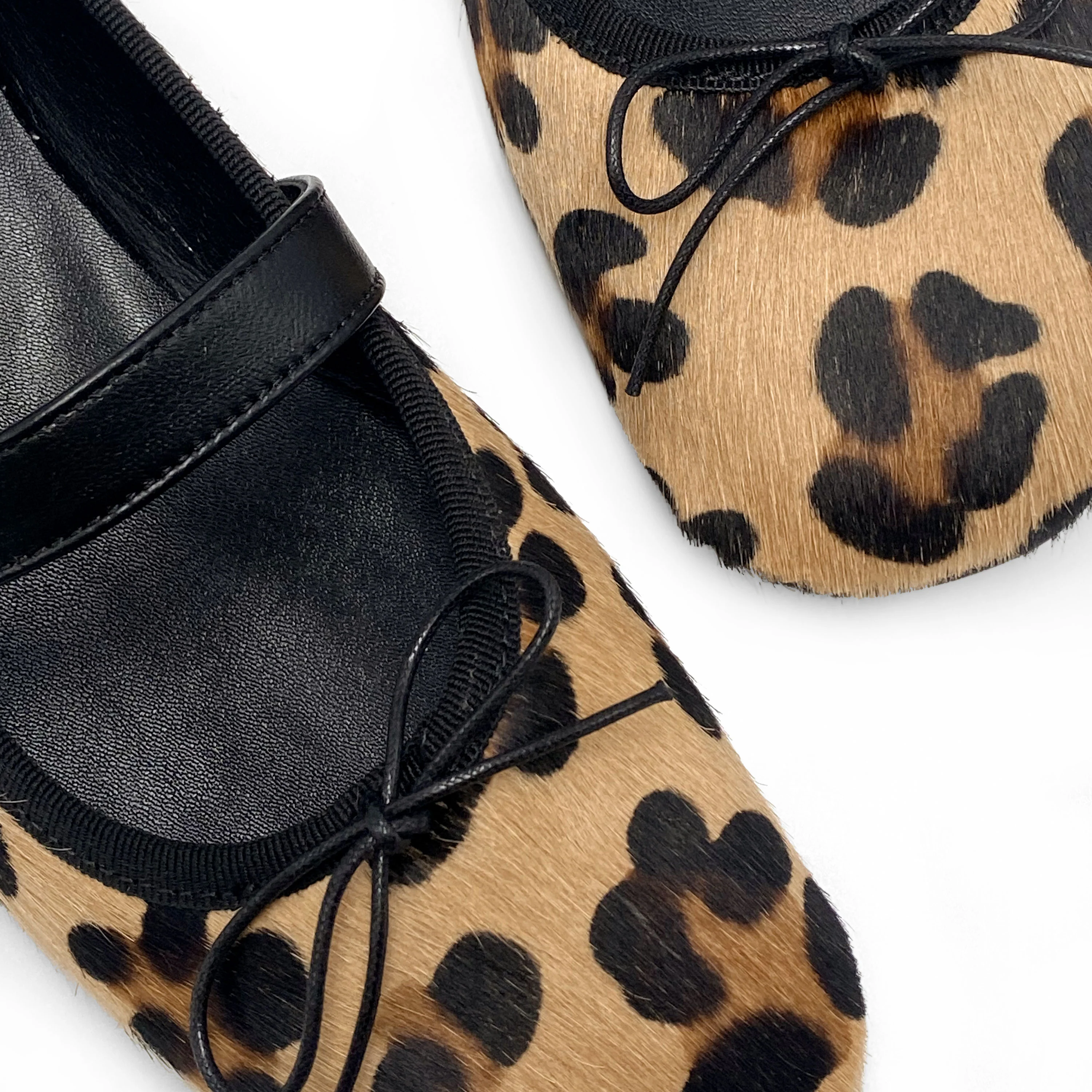 Ballerine animalier maculate con cinturino - Image 2