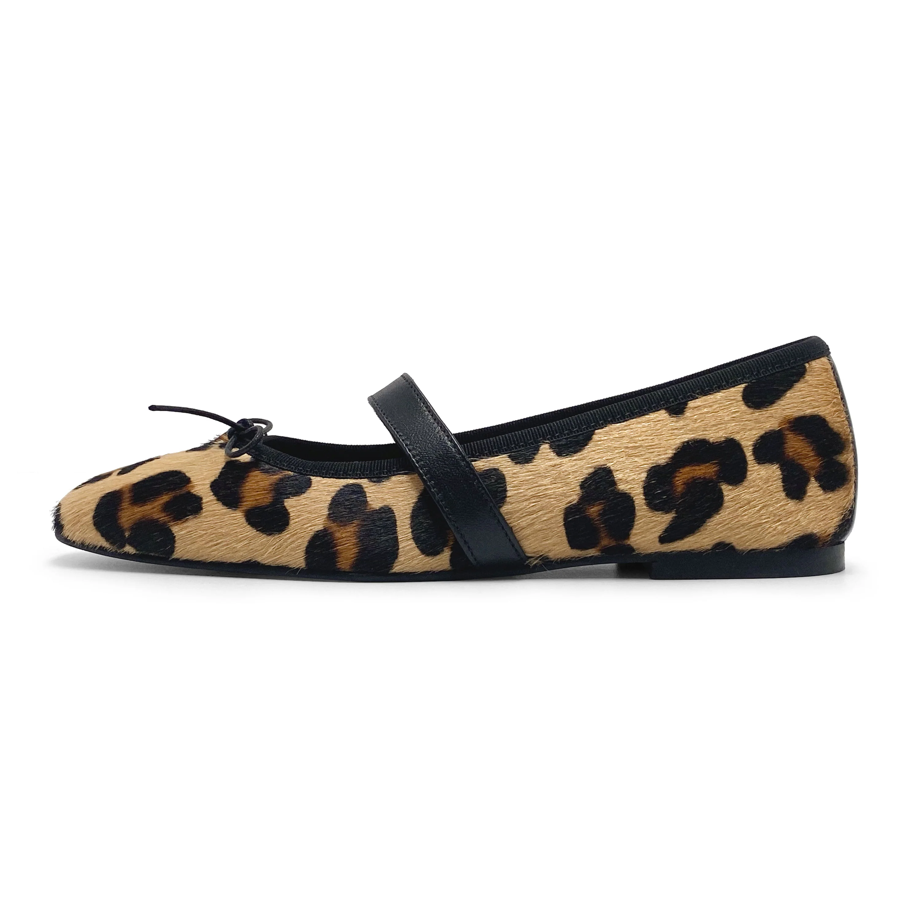 Ballerine animalier maculate con cinturino - Image 3