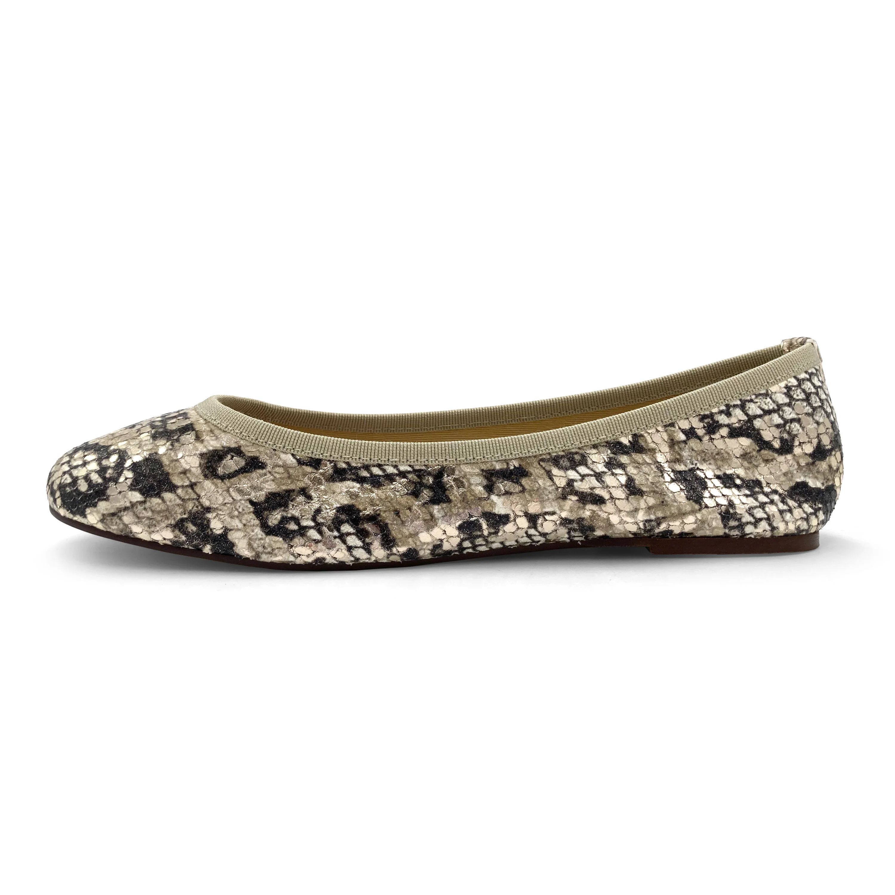 Ballerine animalier pitonate in pelle - Image 4