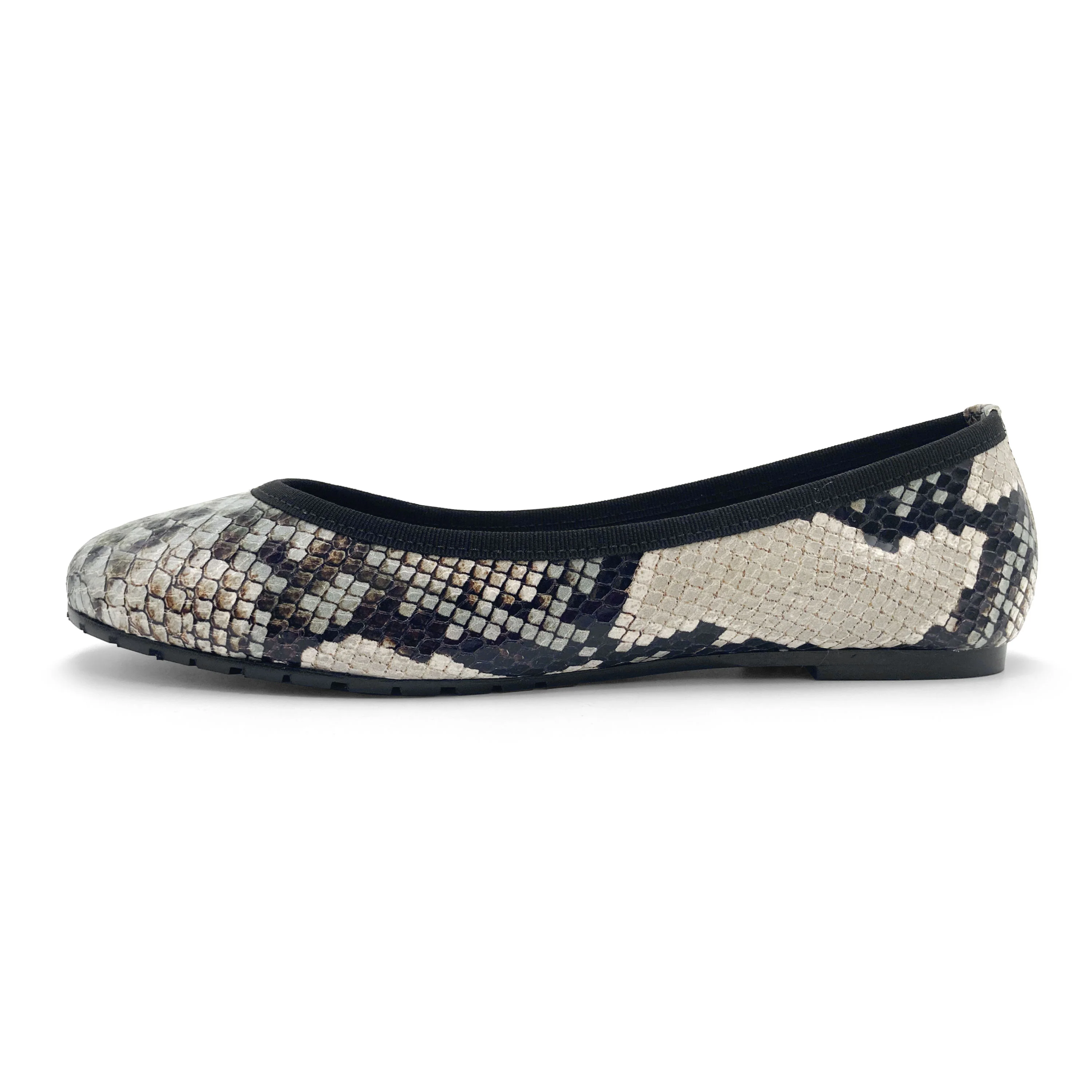 Ballerine animalier pitonate in pelle - Image 3