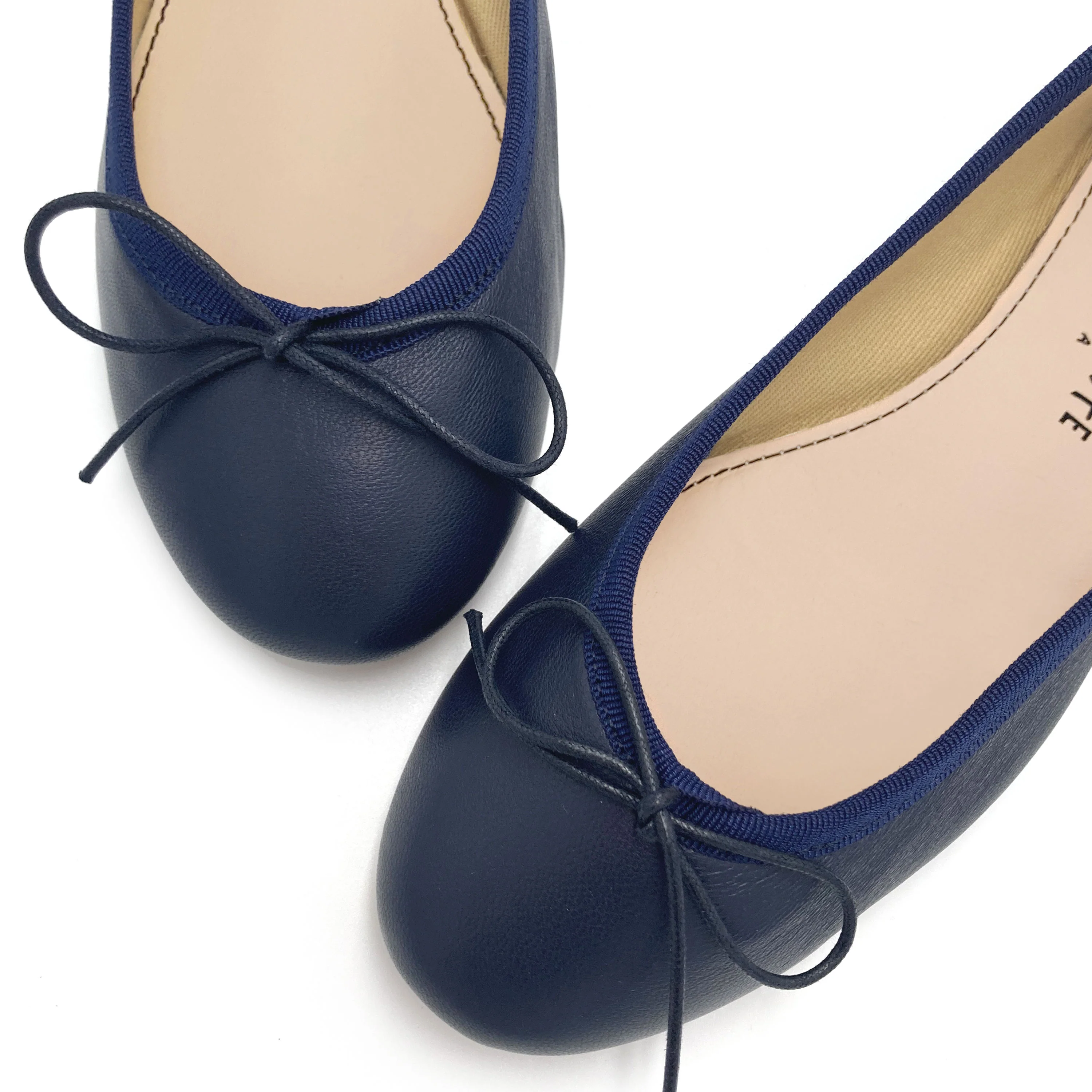 Ballerine blu in pelle - Image 3