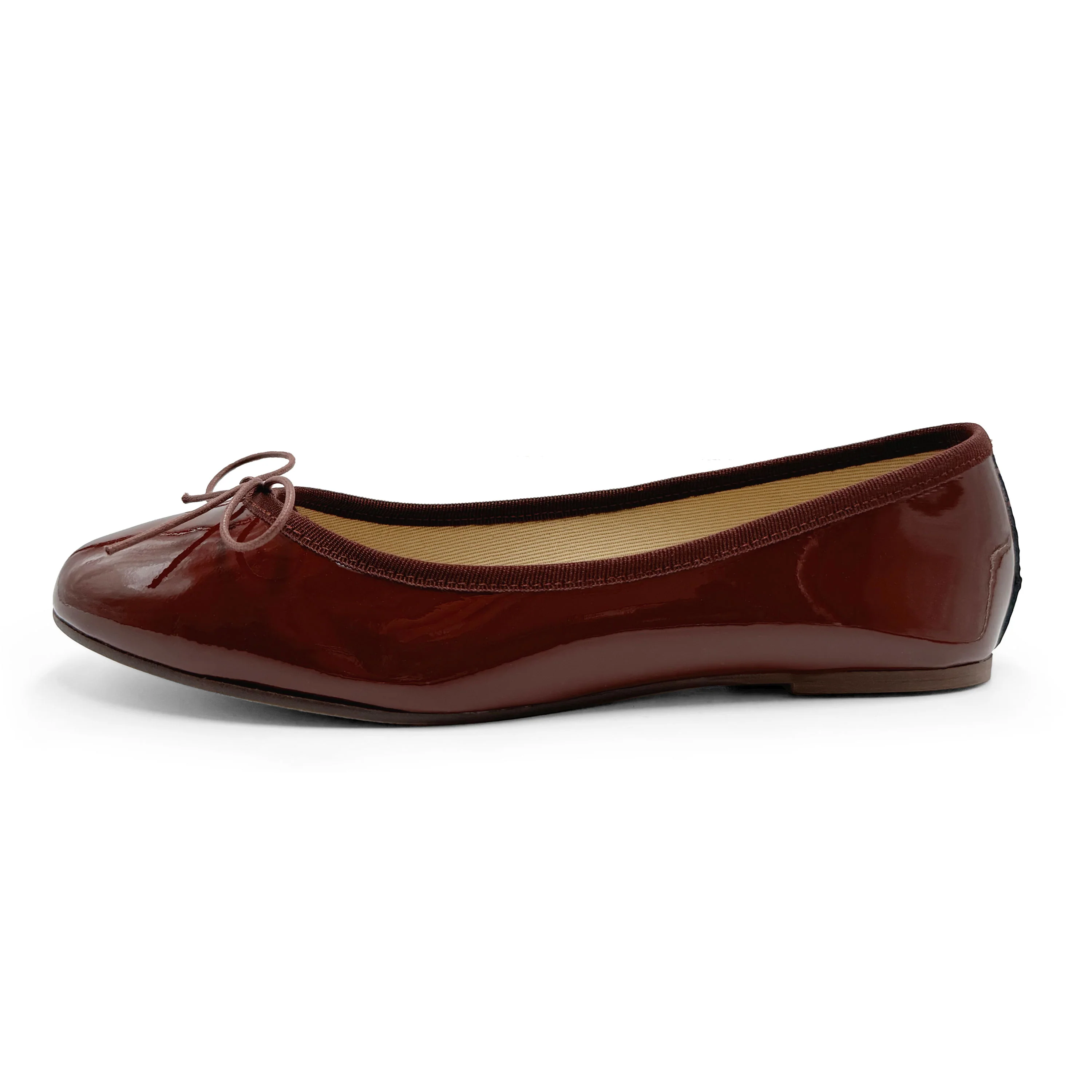 Ballerine bordeaux in pelle vernice - Image 3