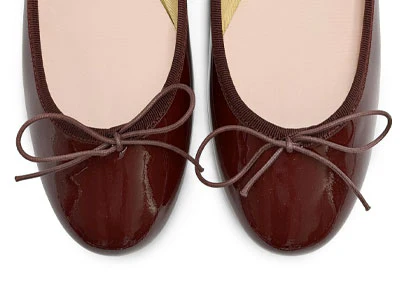 Ballerine bordeaux in pelle vernice - Image 5
