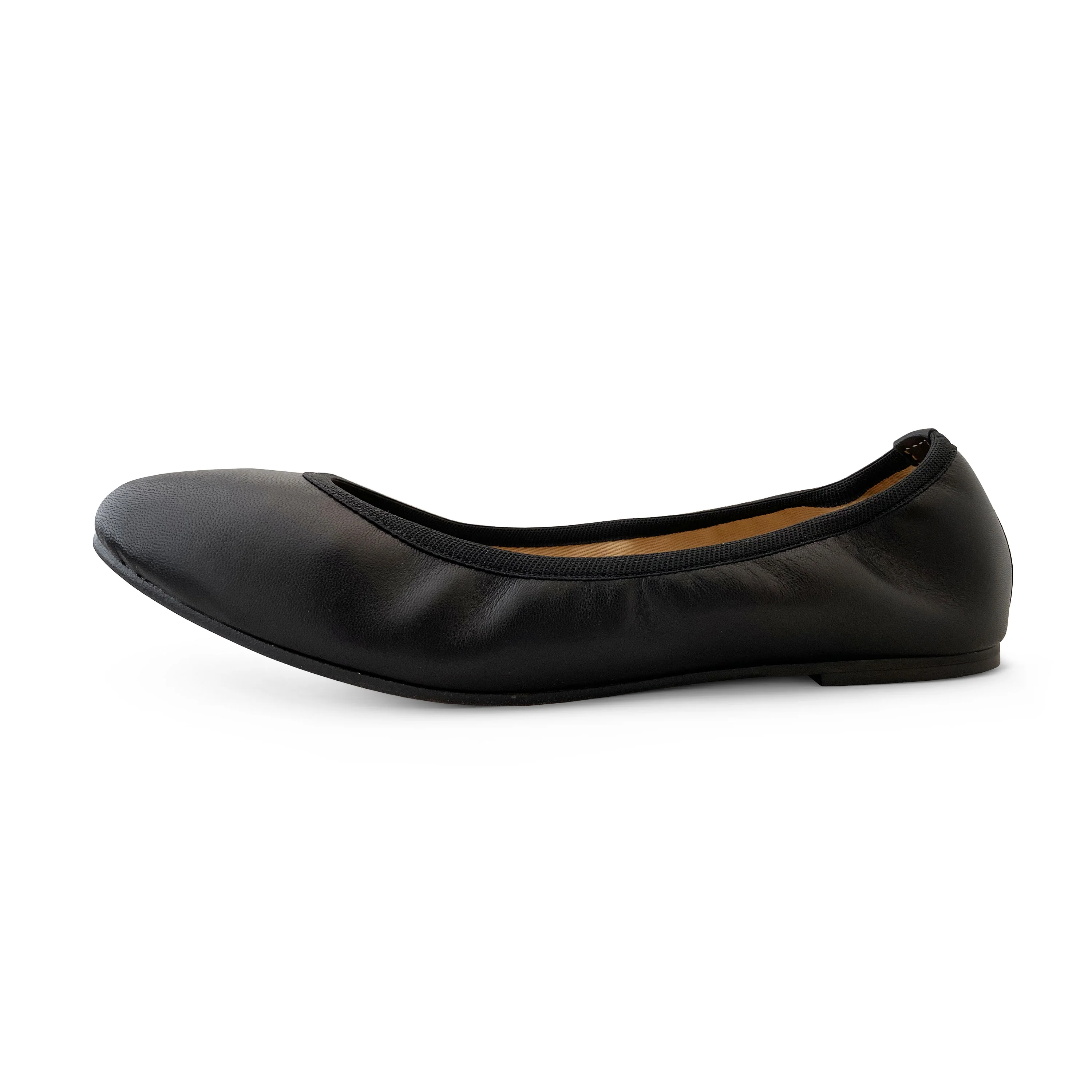 Ballerine con elastico in pelle nera - Image 3