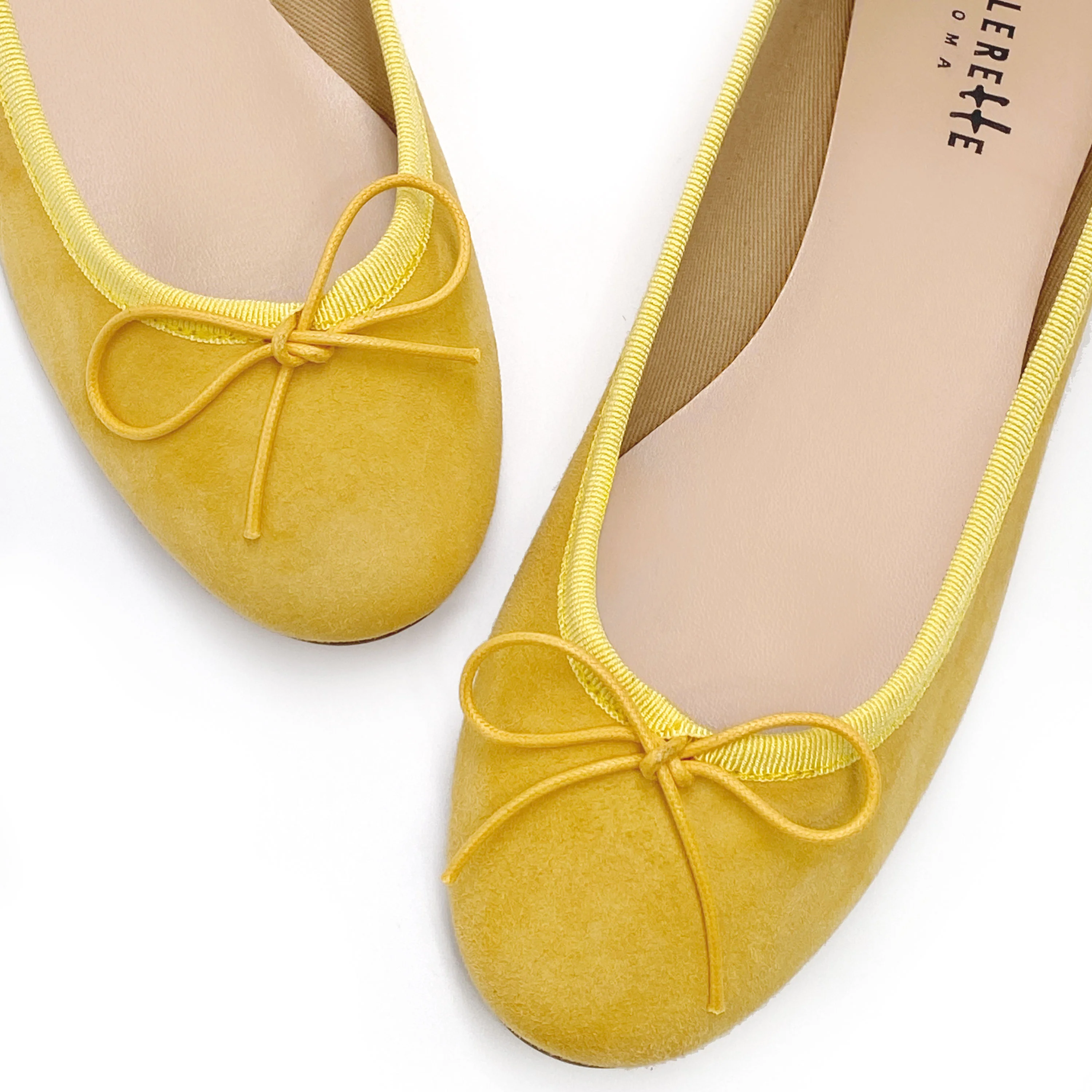 Ballerine gialle in camoscio - Image 3