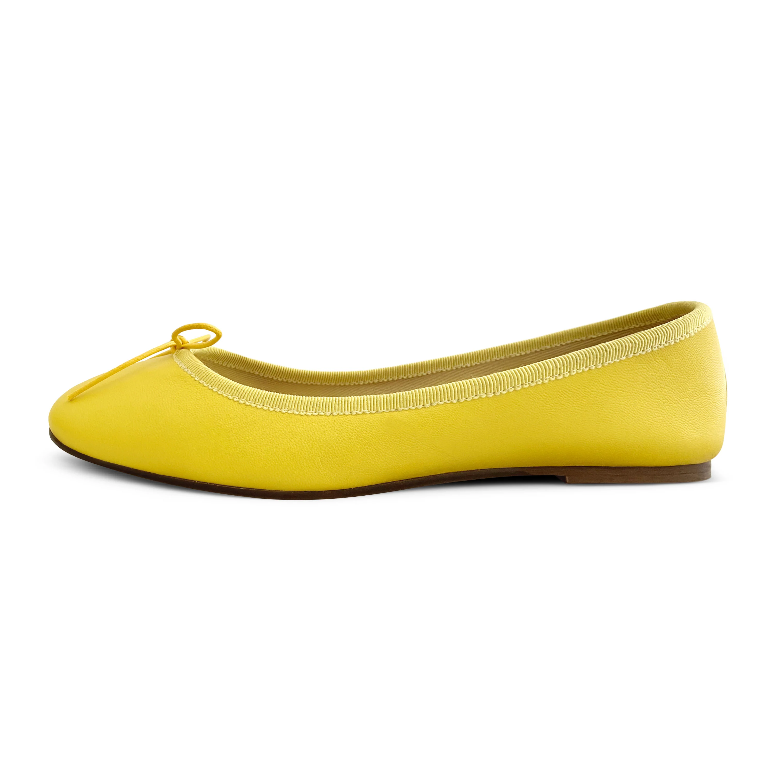 Ballerine gialle in pelle - Image 3