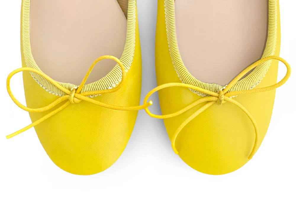 Ballerine gialle in pelle - Image 5