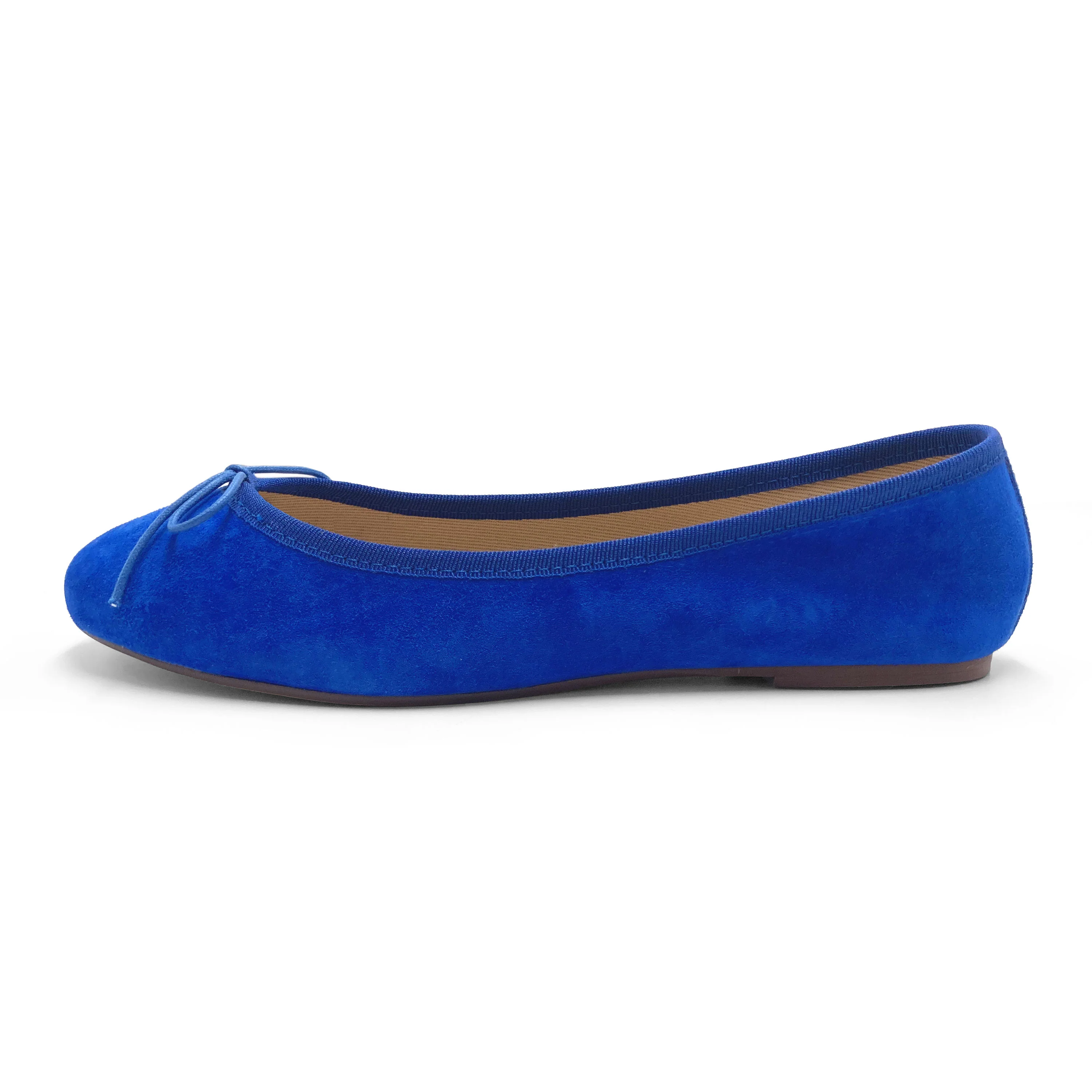 Ballerine in camoscio blu elettrico - Image 3