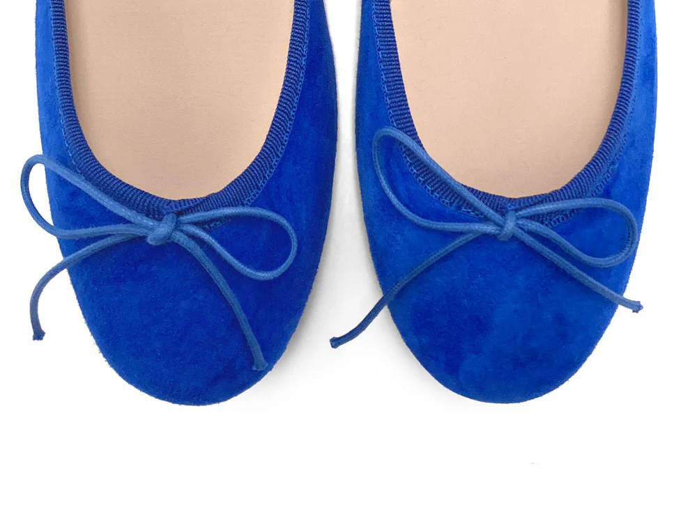 Ballerine in camoscio blu elettrico - Image 5
