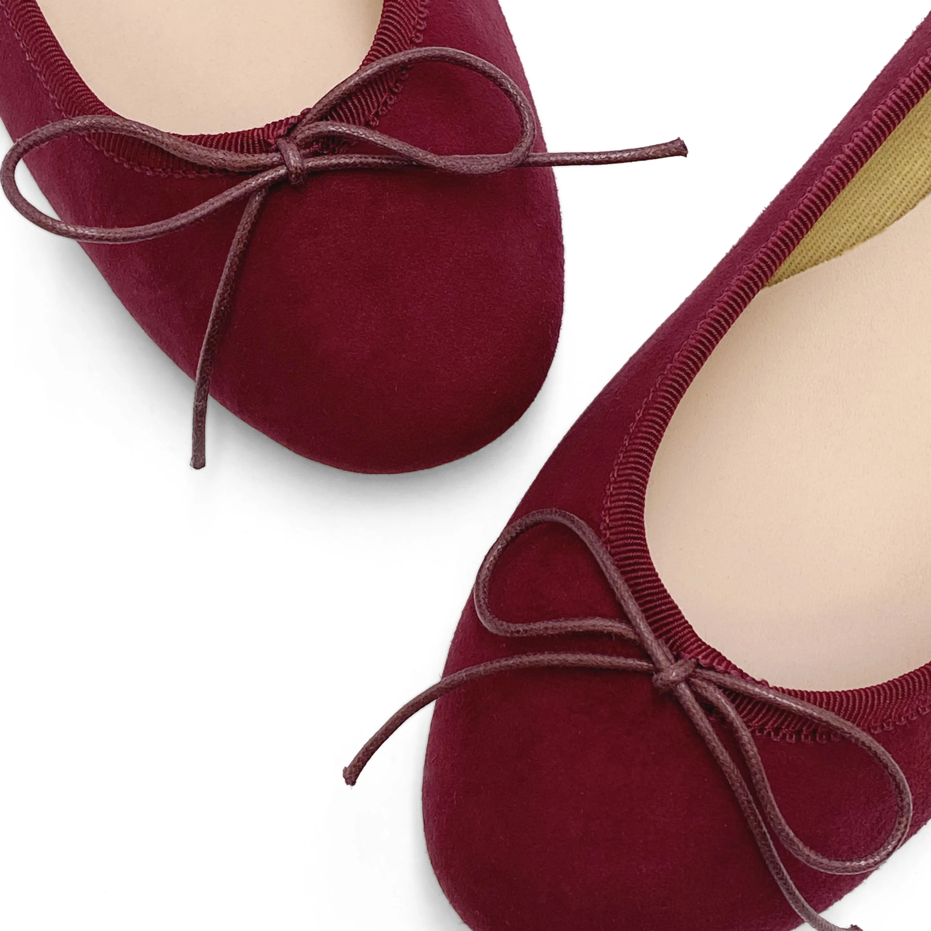 Ballerine in camoscio bordeaux - Image 3