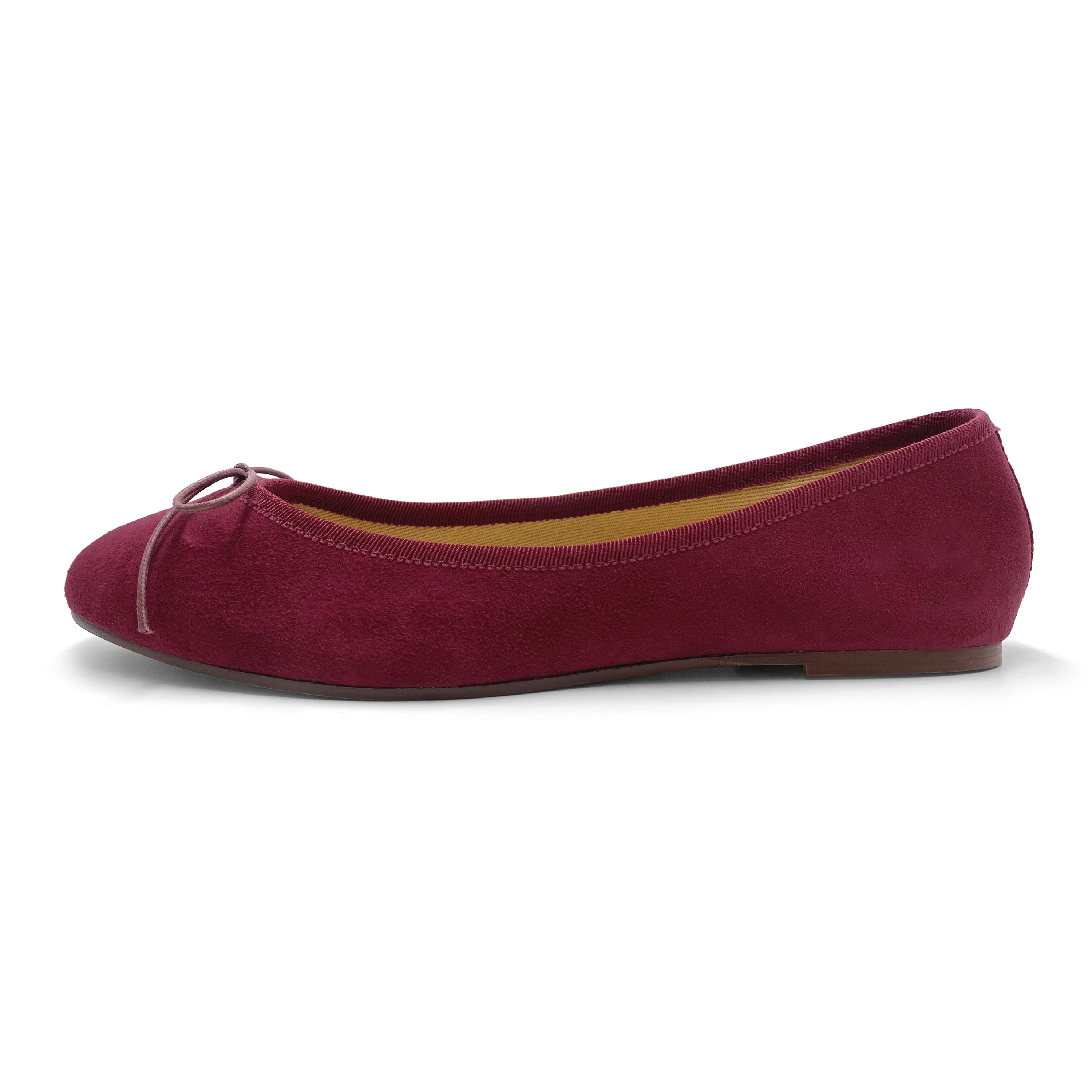 Ballerine in camoscio bordeaux - Image 4