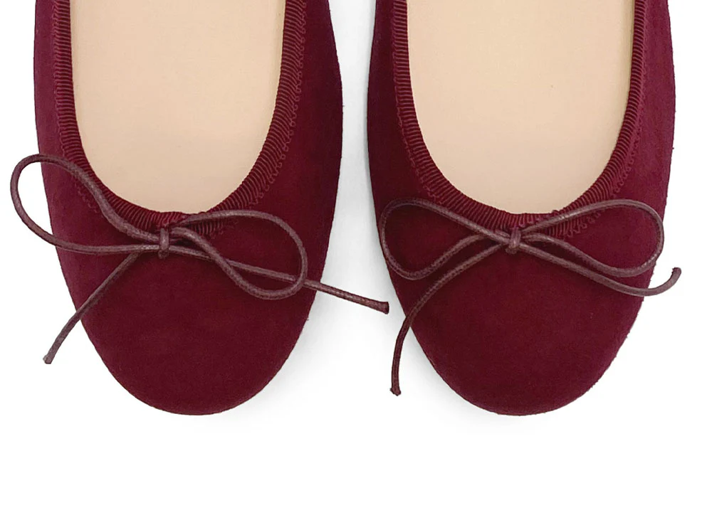 Ballerine in camoscio bordeaux - Image 5