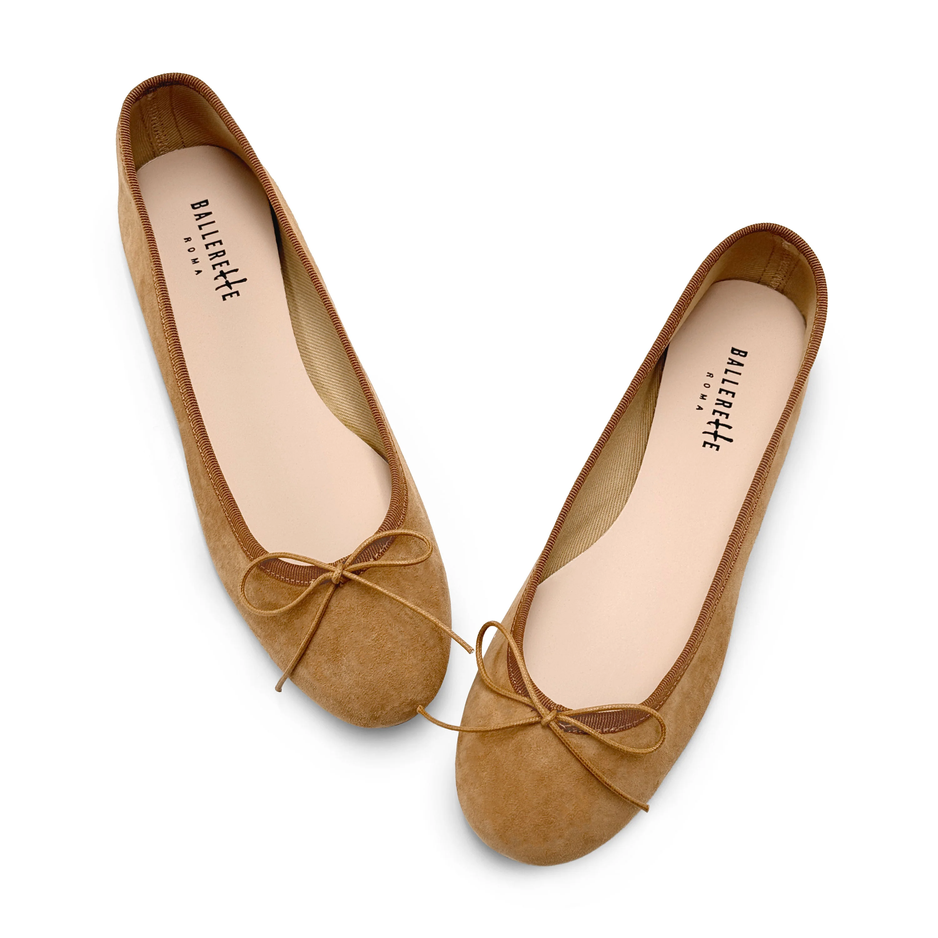 Ballerine in camoscio cuoio - Image 2