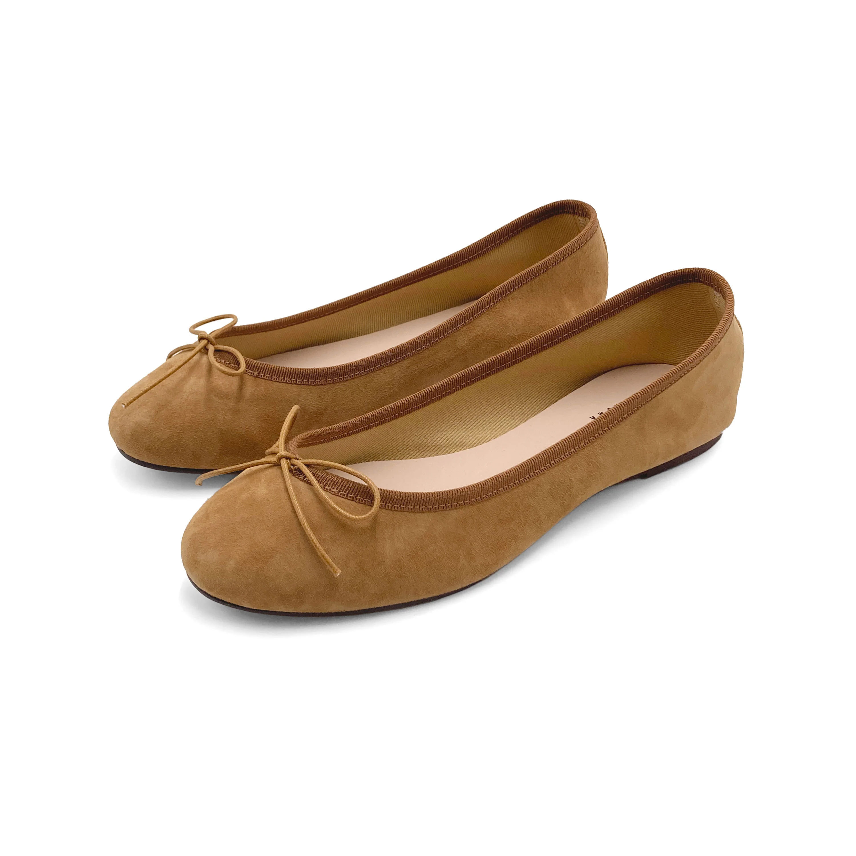 Ballerine in camoscio cuoio - Image 4