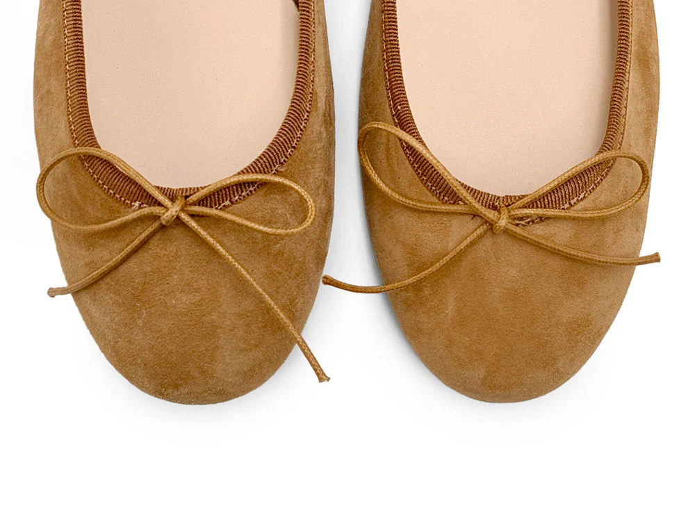 Ballerine in camoscio cuoio - Image 6