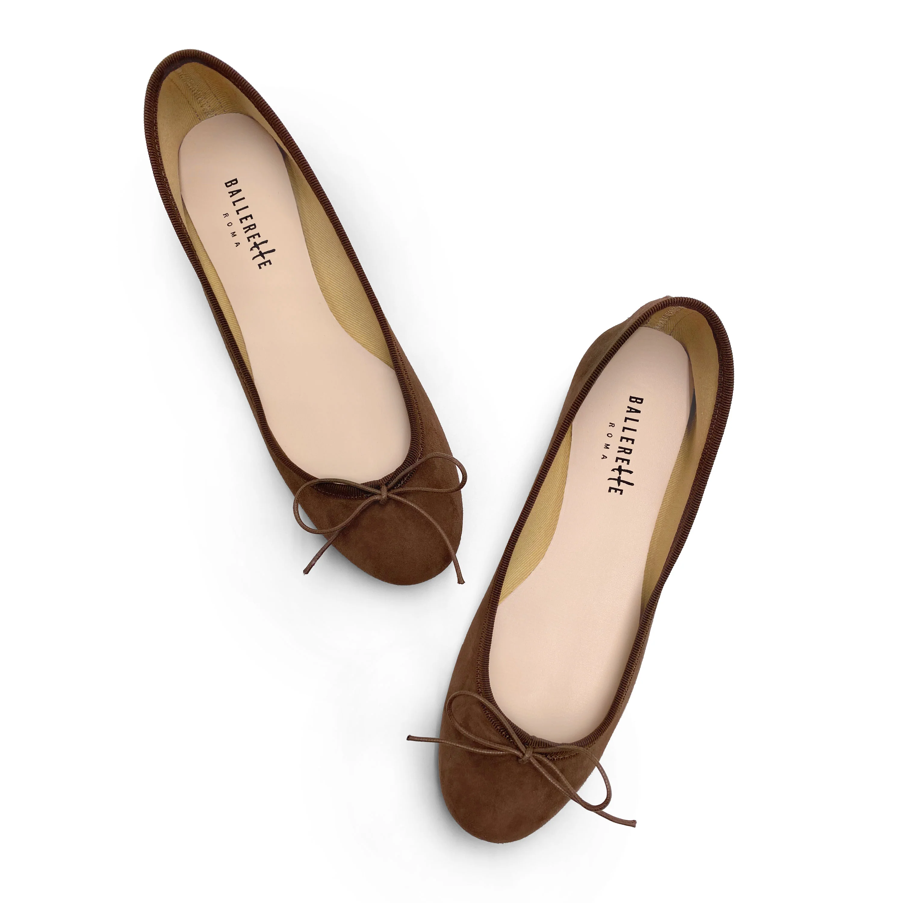 Ballerine in camoscio marrone scuro - Image 2
