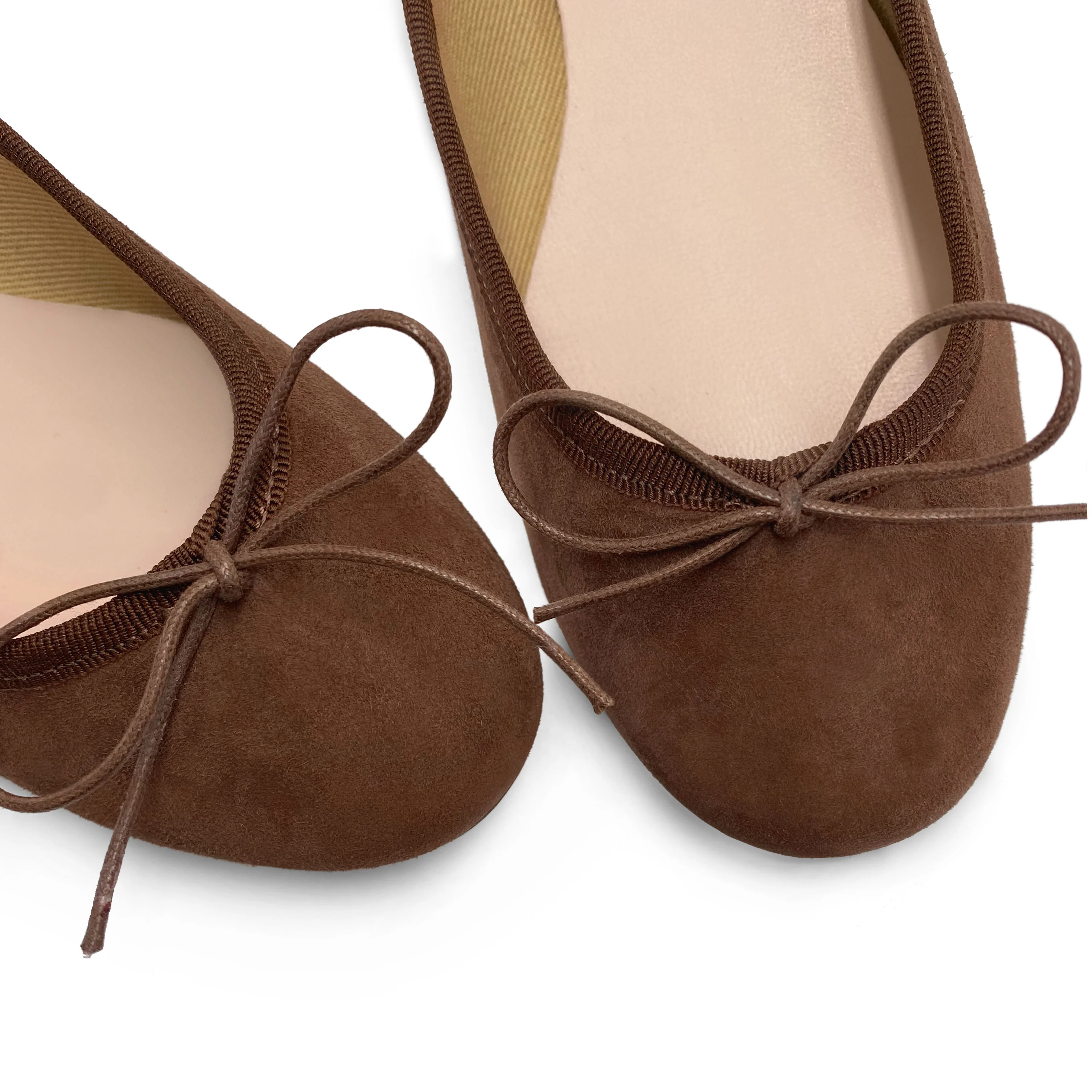 Ballerine in camoscio marrone scuro - Image 3