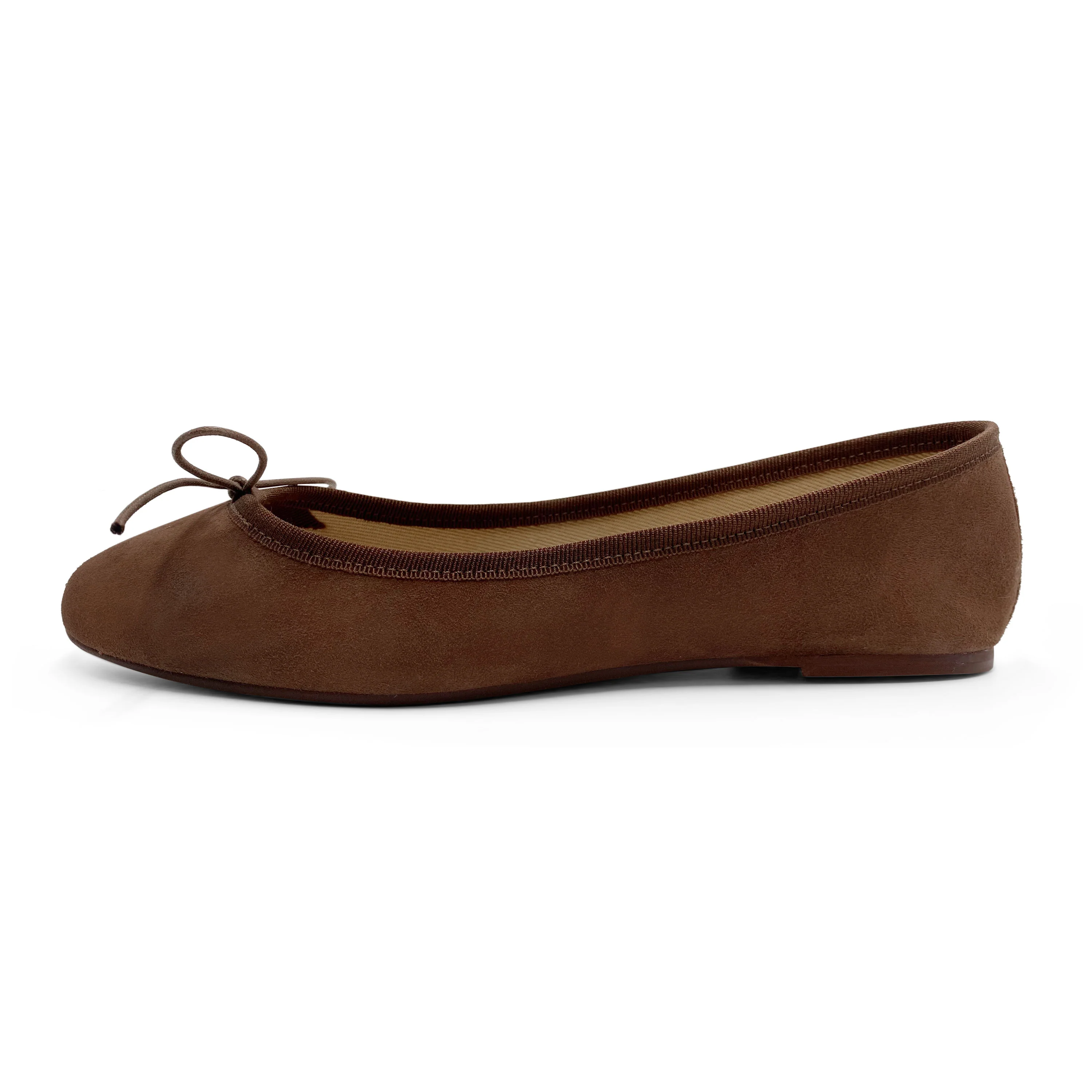 Ballerine in camoscio marrone scuro - Image 4