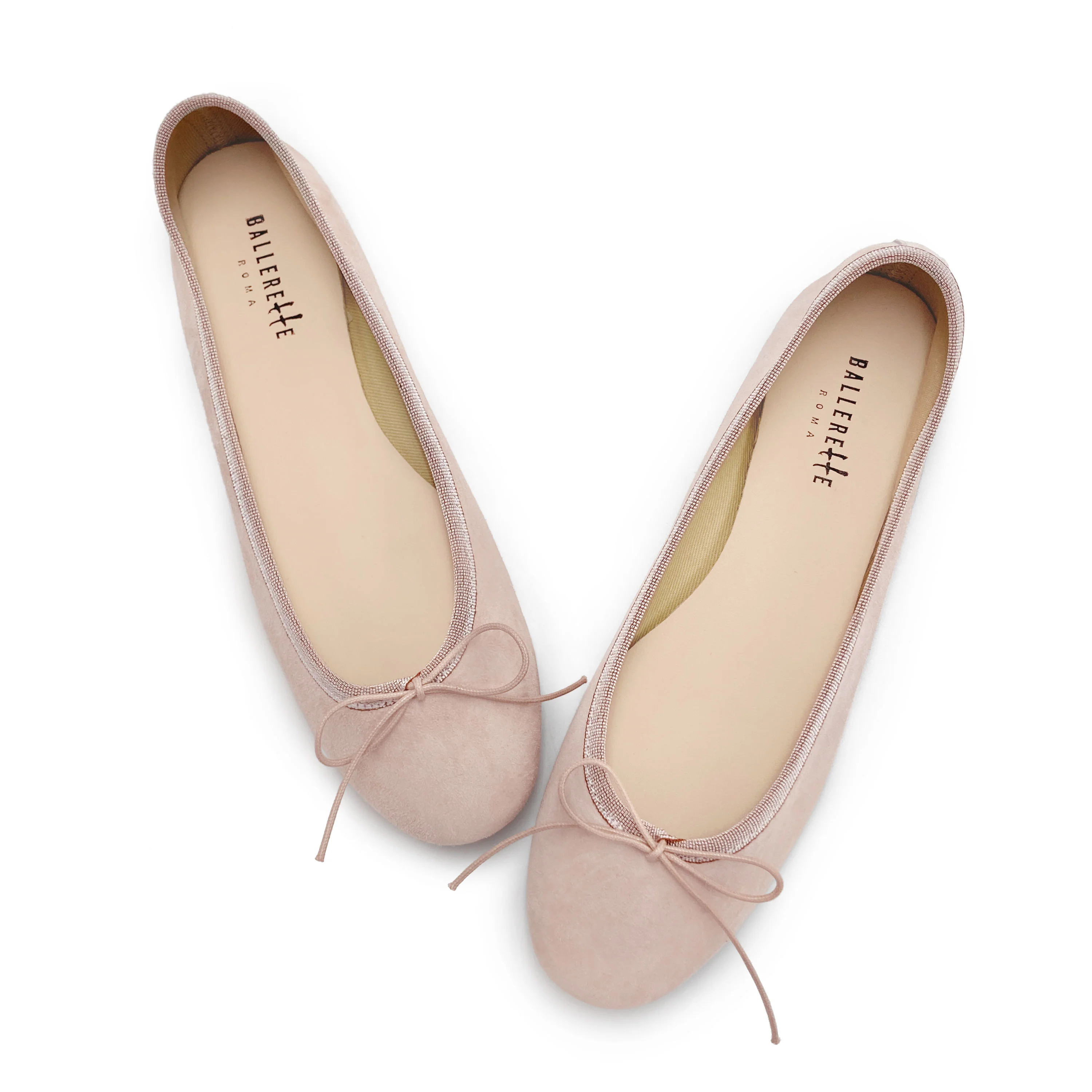 Ballerine in camoscio rosa - Image 2