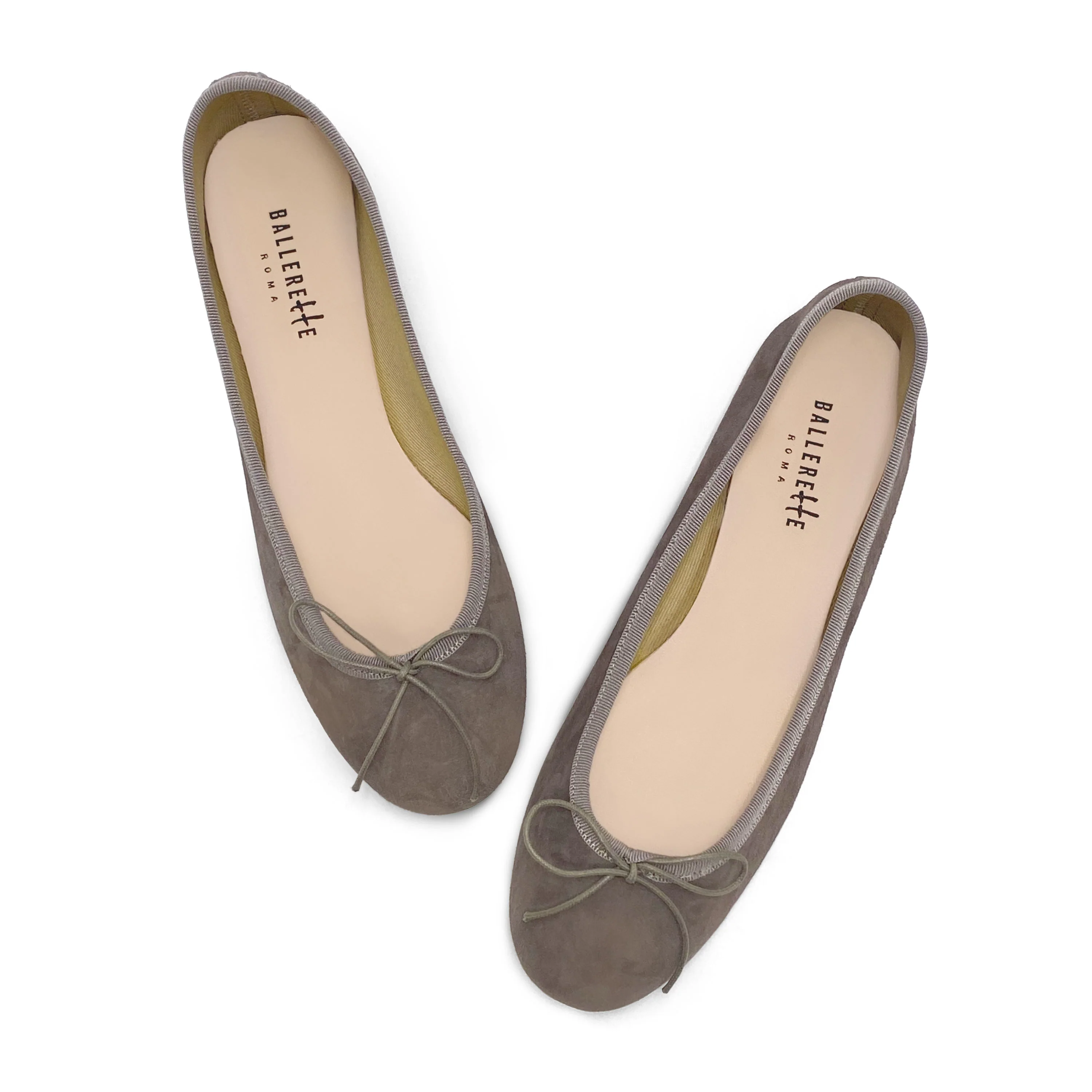 Ballerine in camoscio taupe - Image 2