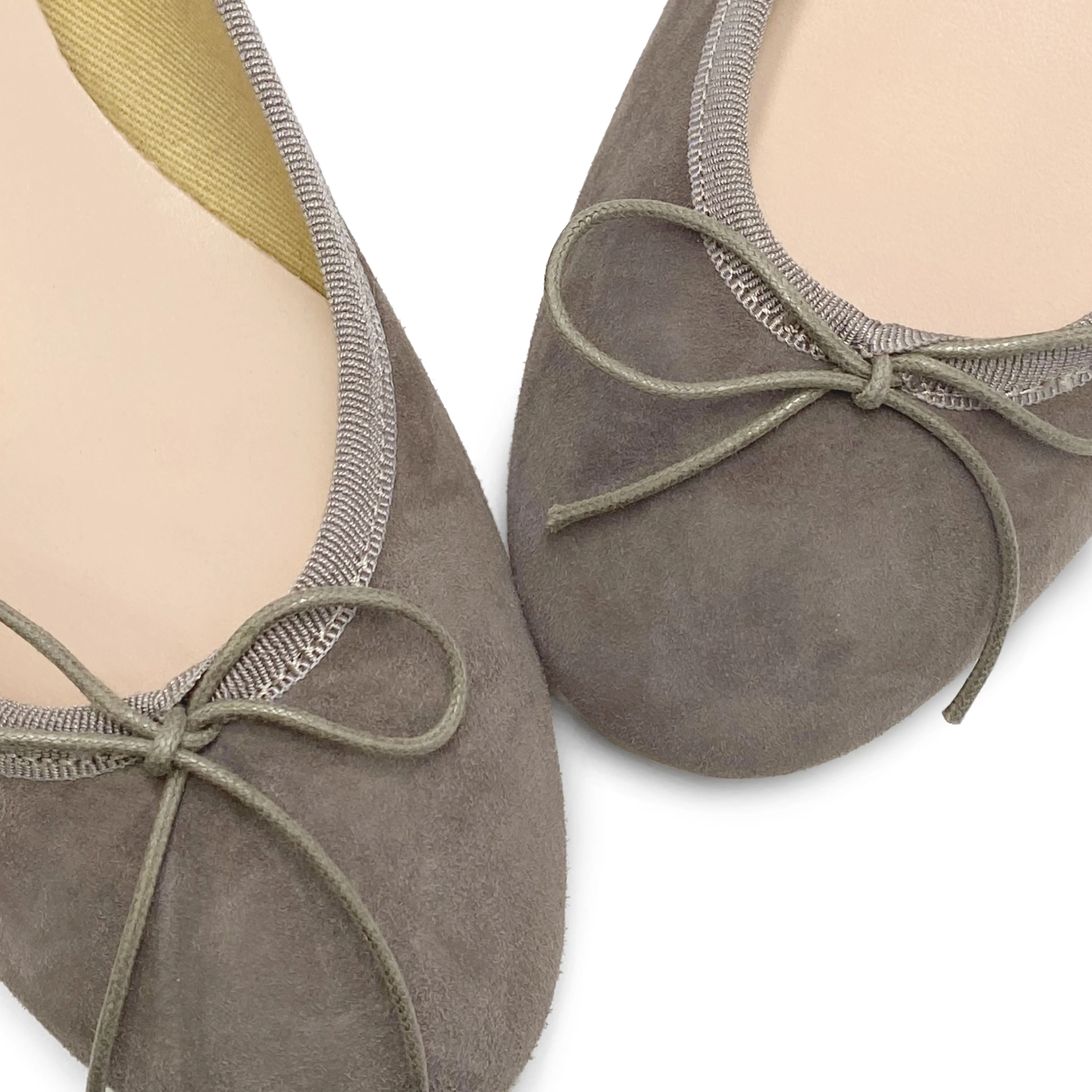 Ballerine in camoscio taupe - Image 3