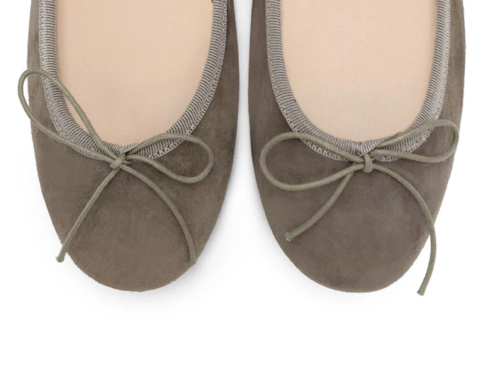 Ballerine in camoscio taupe - Image 5
