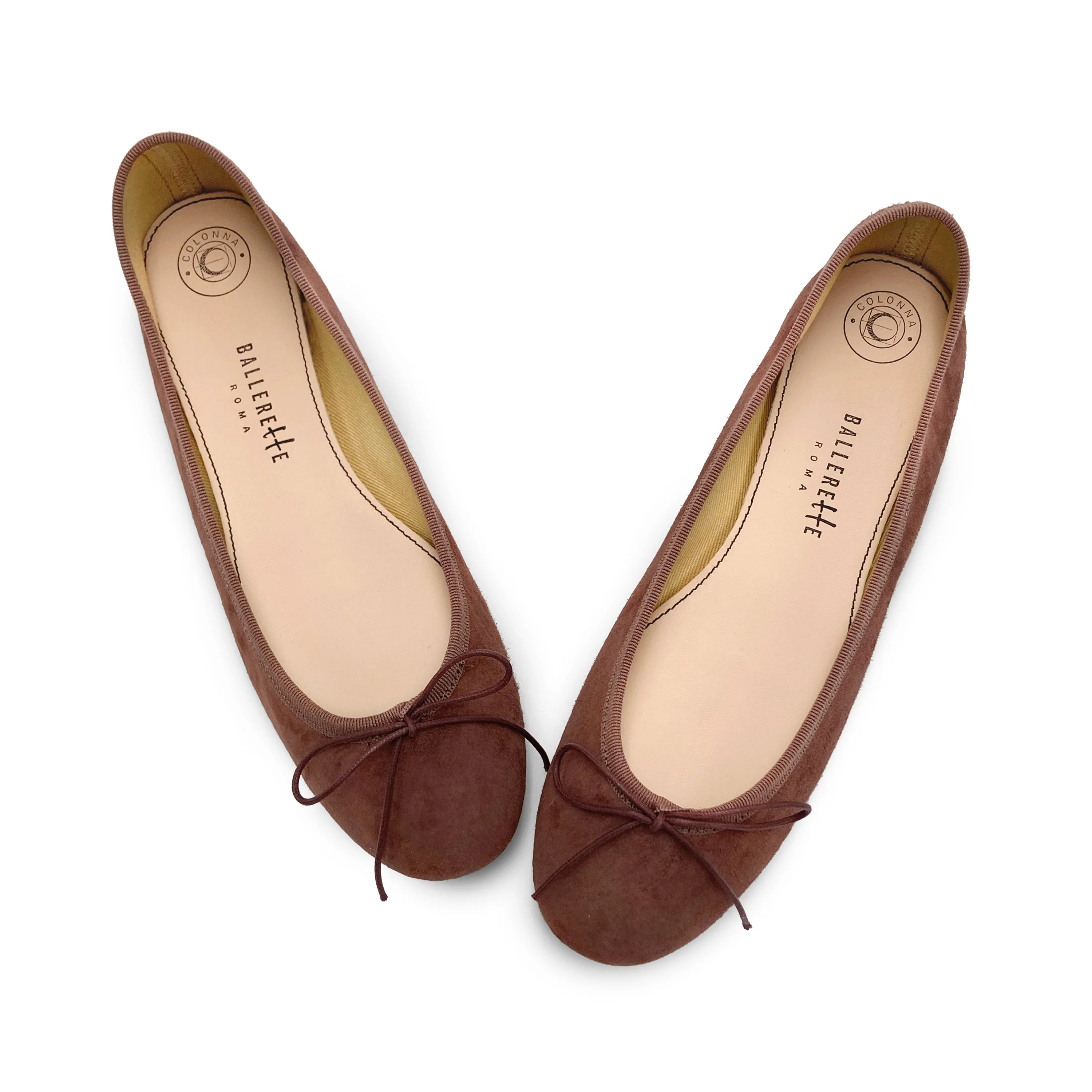 Ballerine in camoscio vino - Image 2