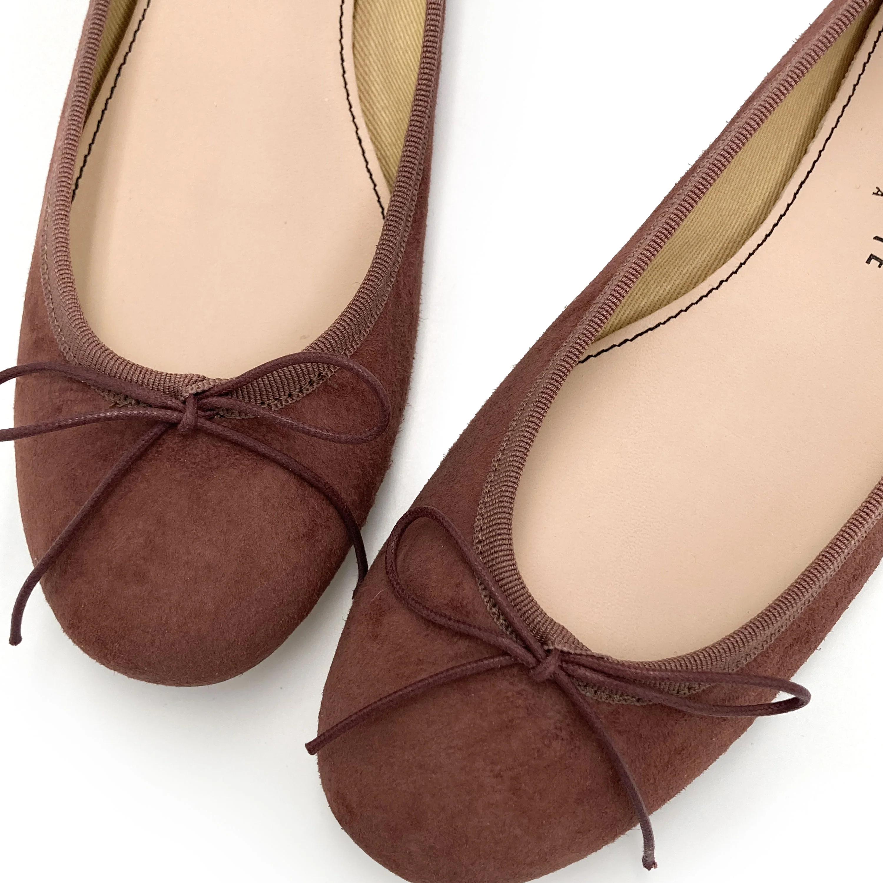 Ballerine in camoscio vino - Image 3