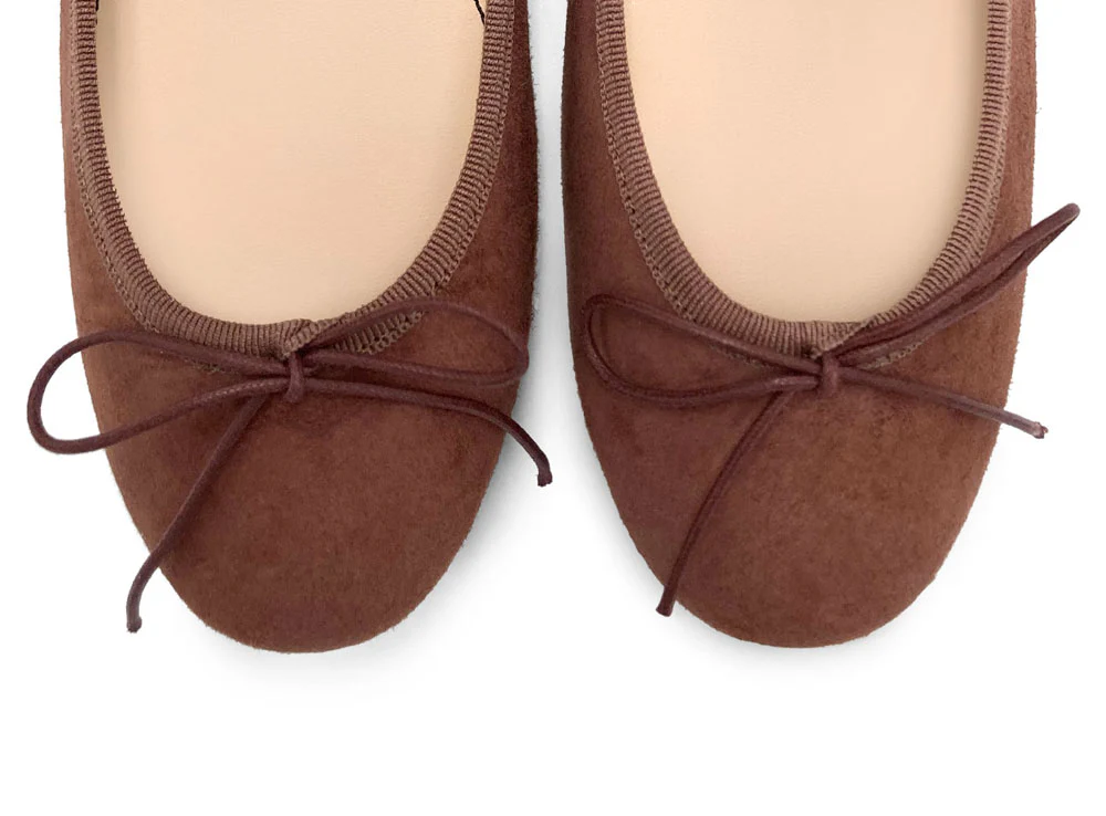 Ballerine in camoscio vino - Image 7