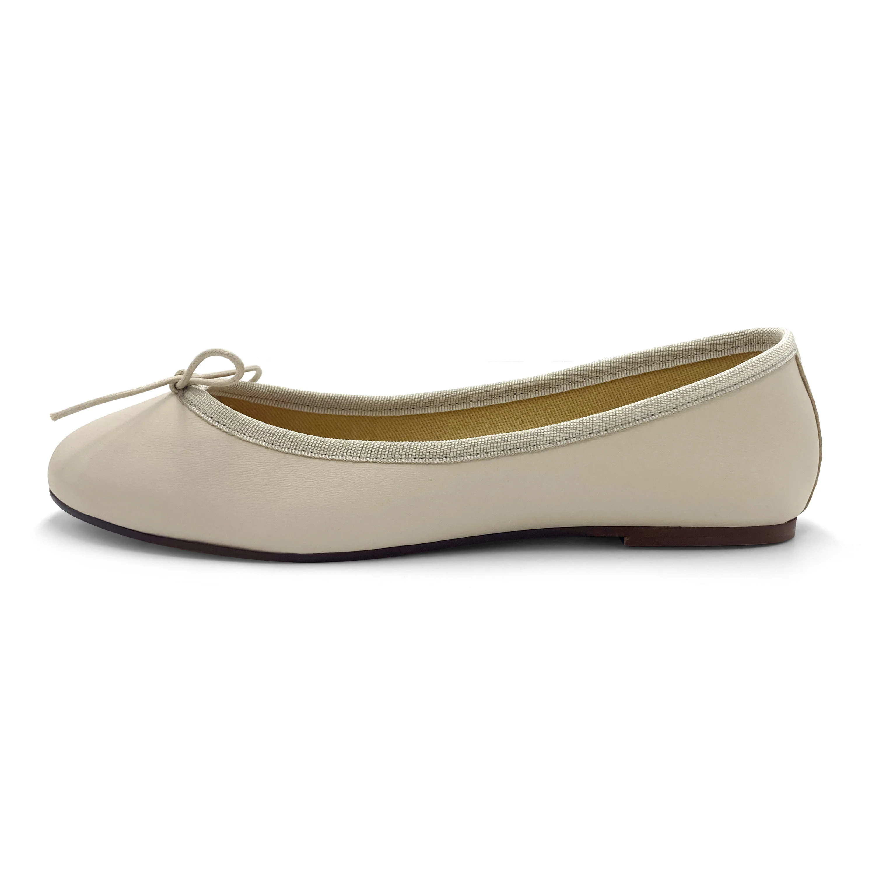 Ballerine in pelle beige - Image 4