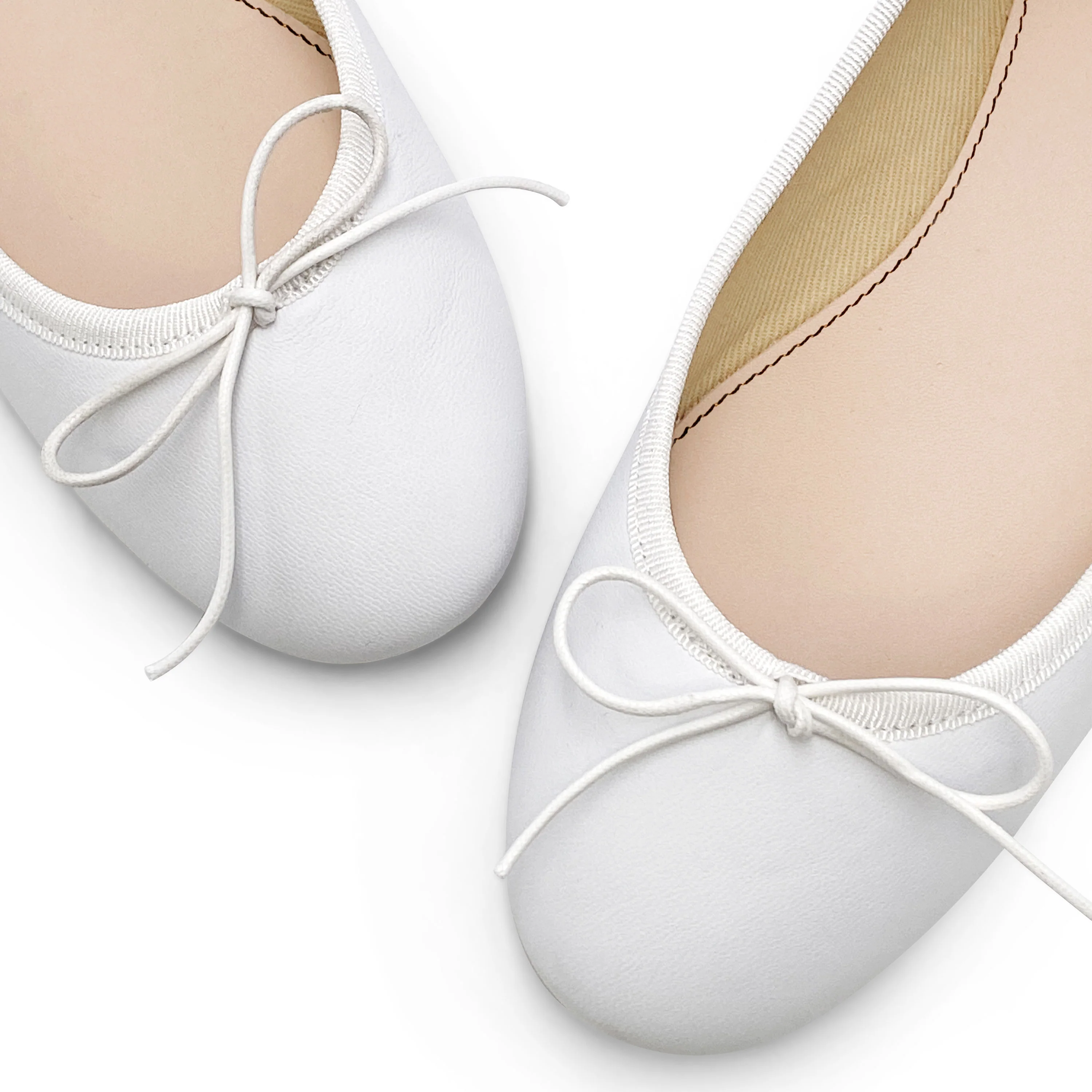 Ballerine in pelle bianche - Image 3