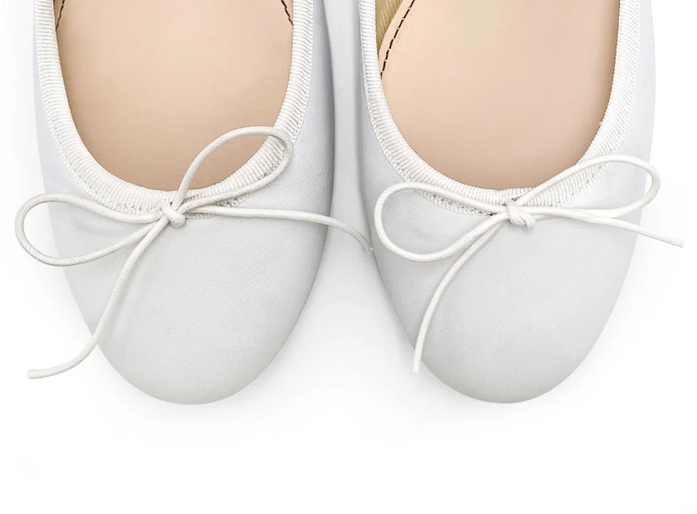 Ballerine in pelle bianche - Image 5