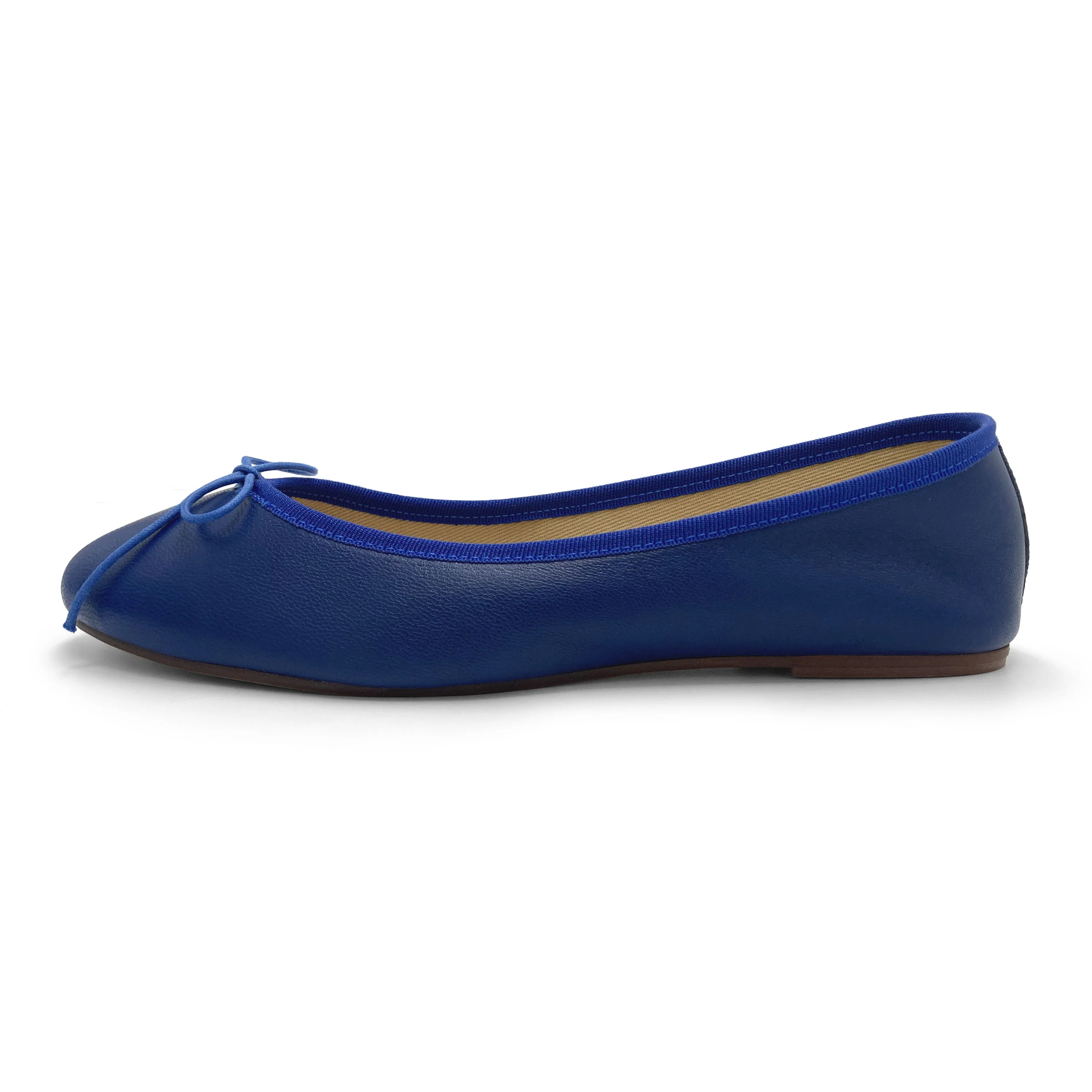 Ballerine in pelle blu elettrico - Image 4