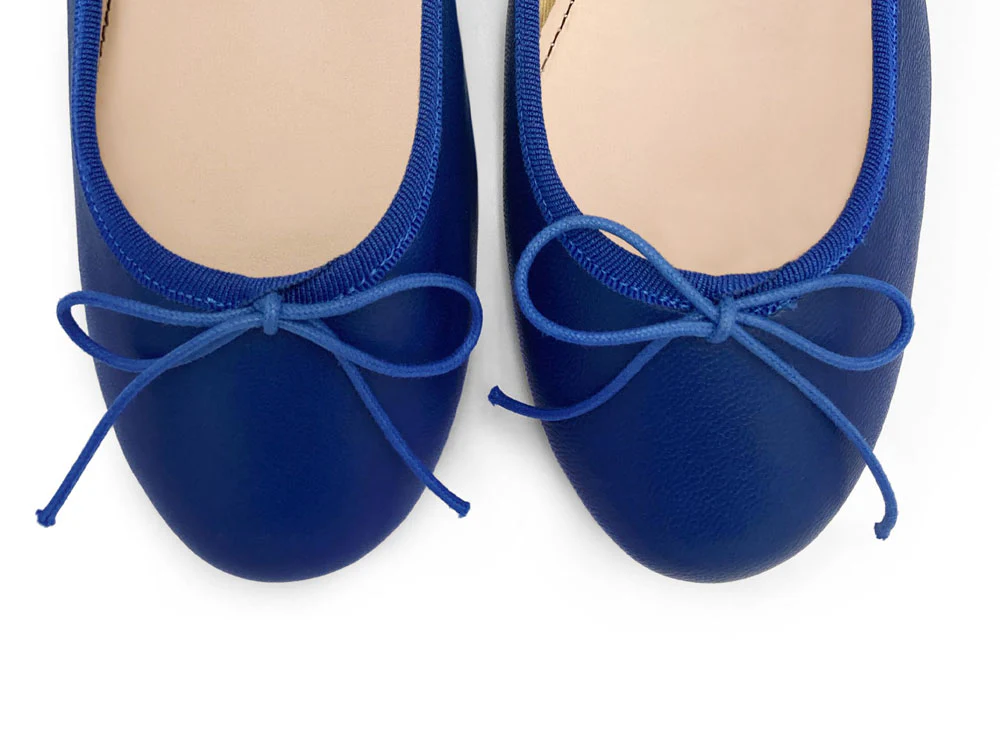 Ballerine in pelle blu elettrico - Image 5