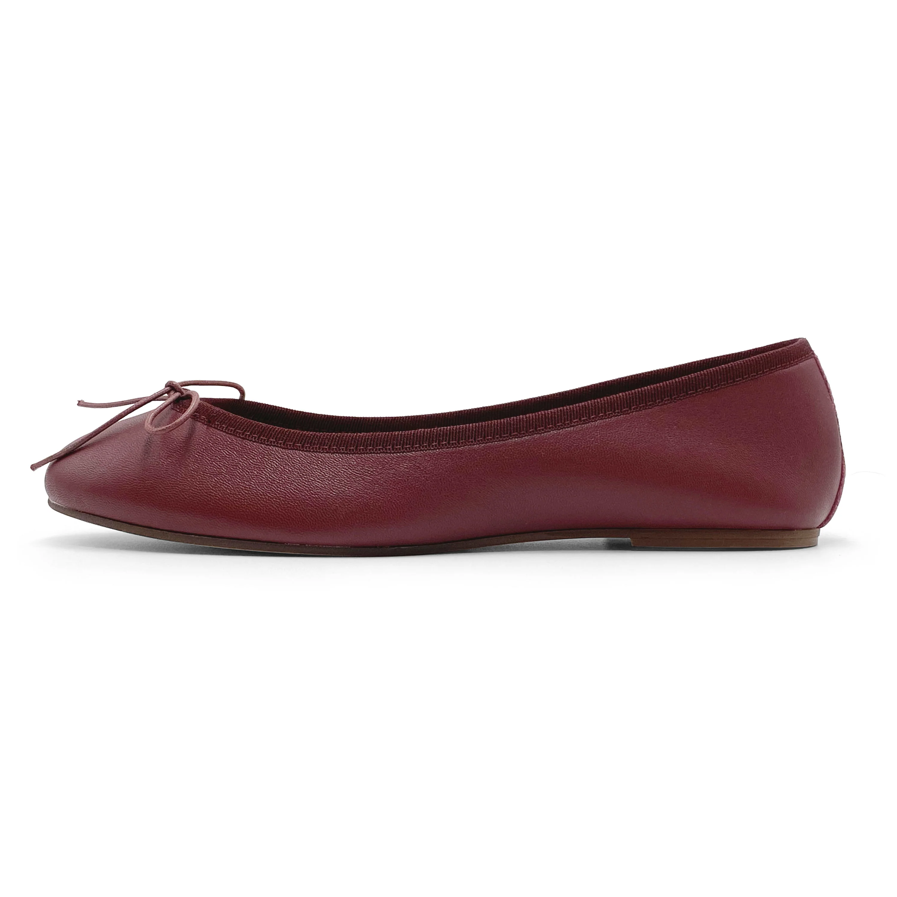Ballerine in pelle bordeaux - Image 3