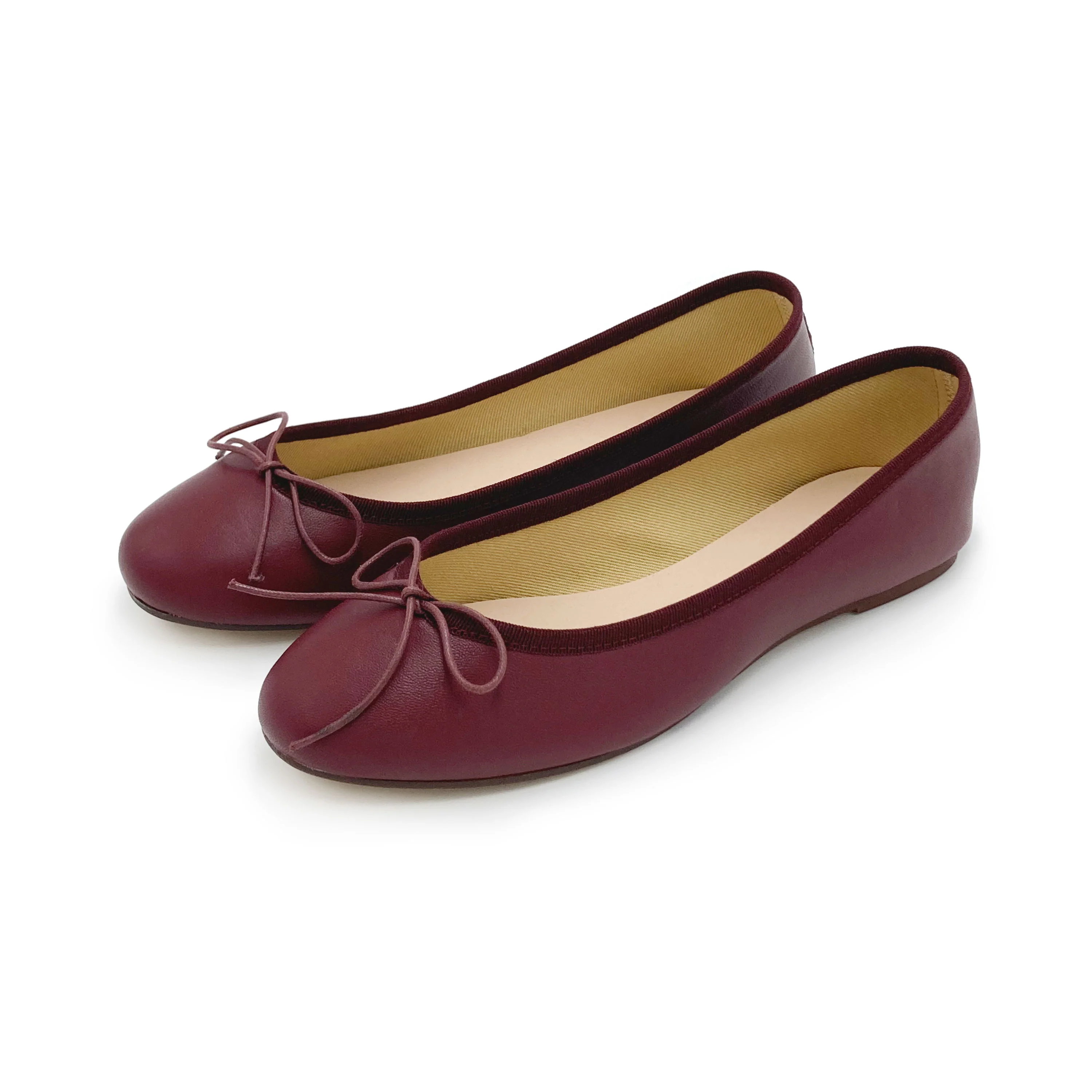 Ballerine in pelle bordeaux - Image 5