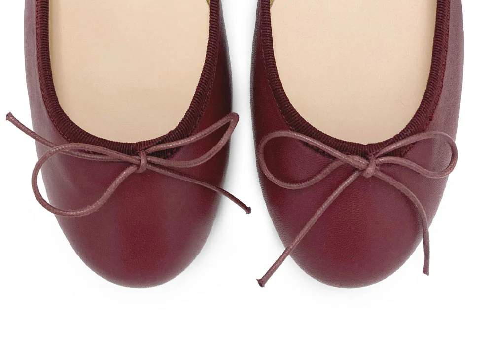 Ballerine in pelle bordeaux - Image 6