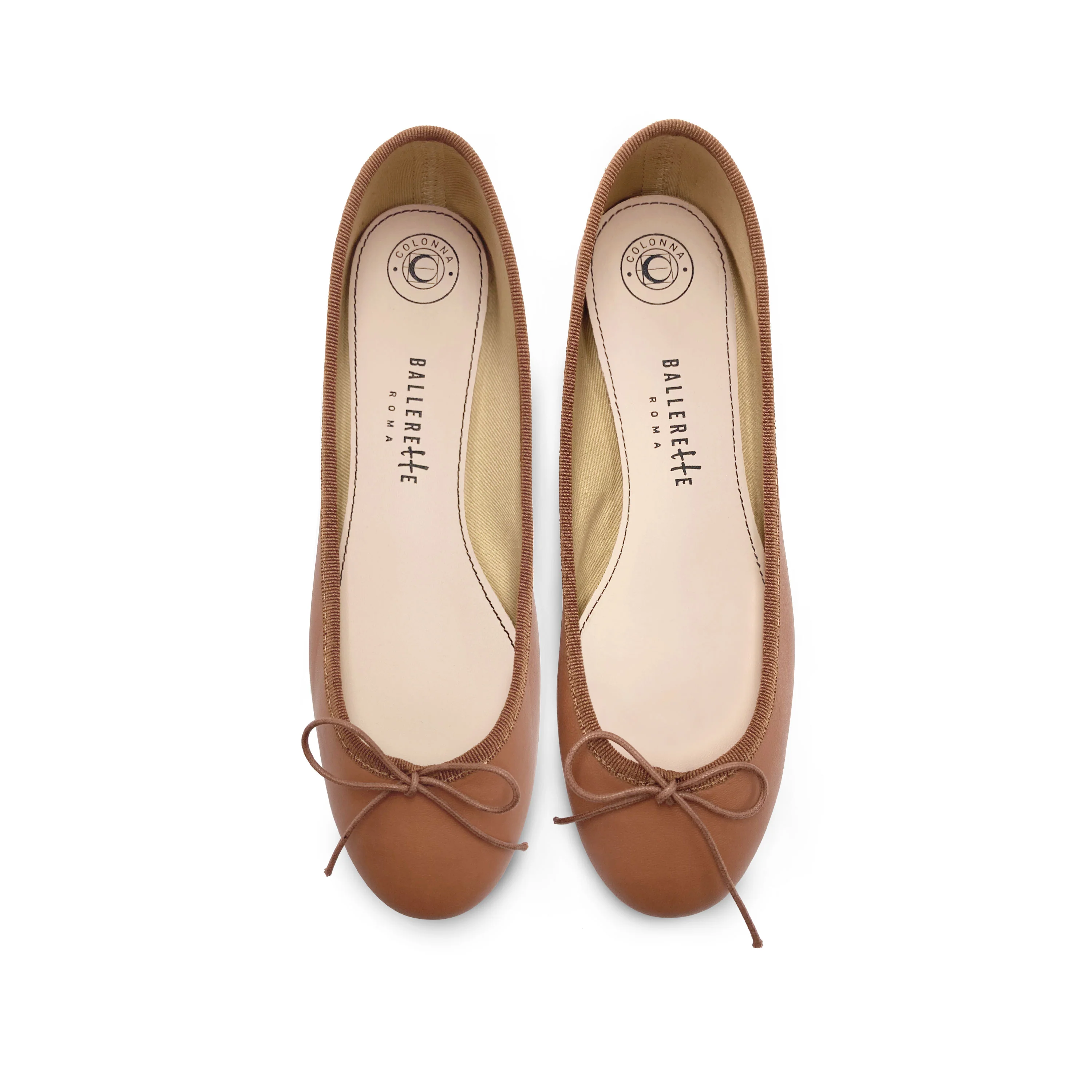 Ballerine in pelle cuoio