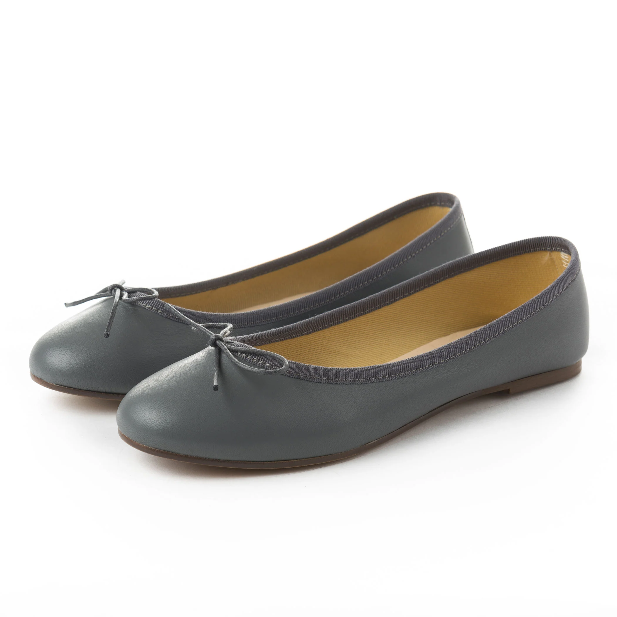 Ballerine in pelle grigie fumo - Image 2