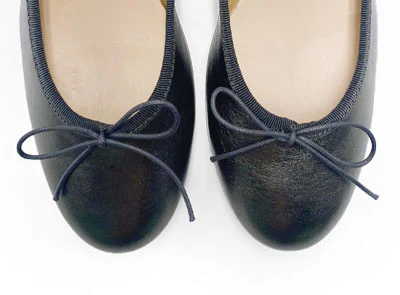 Ballerine in pelle laminata acciaio con tacco alto - Image 5