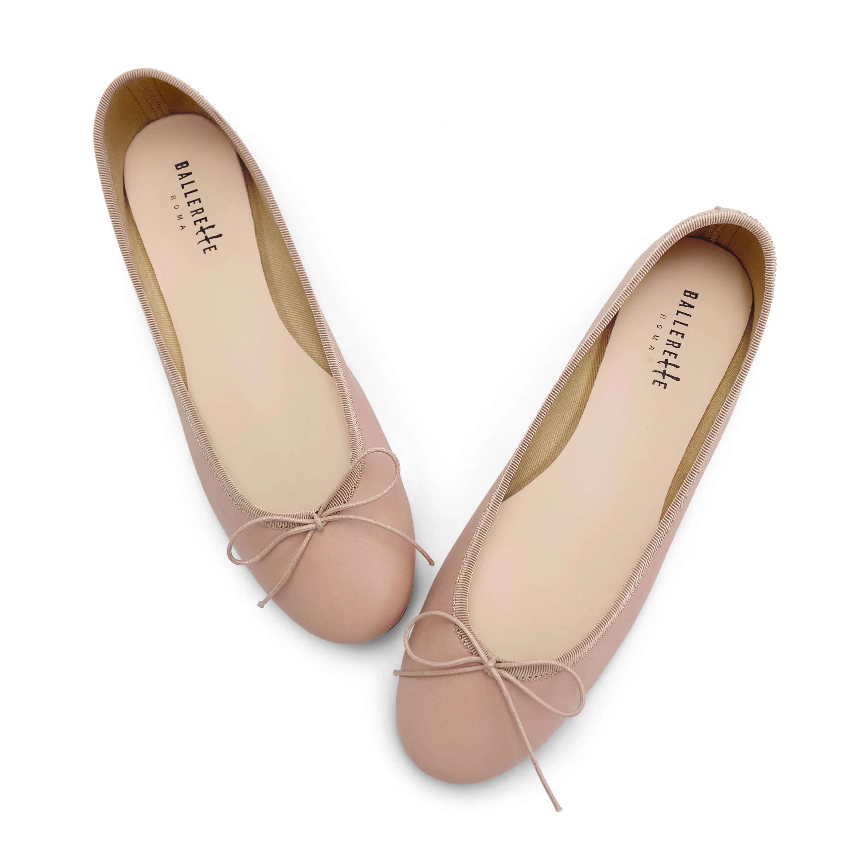 Ballerine in pelle rosa antico - Image 2