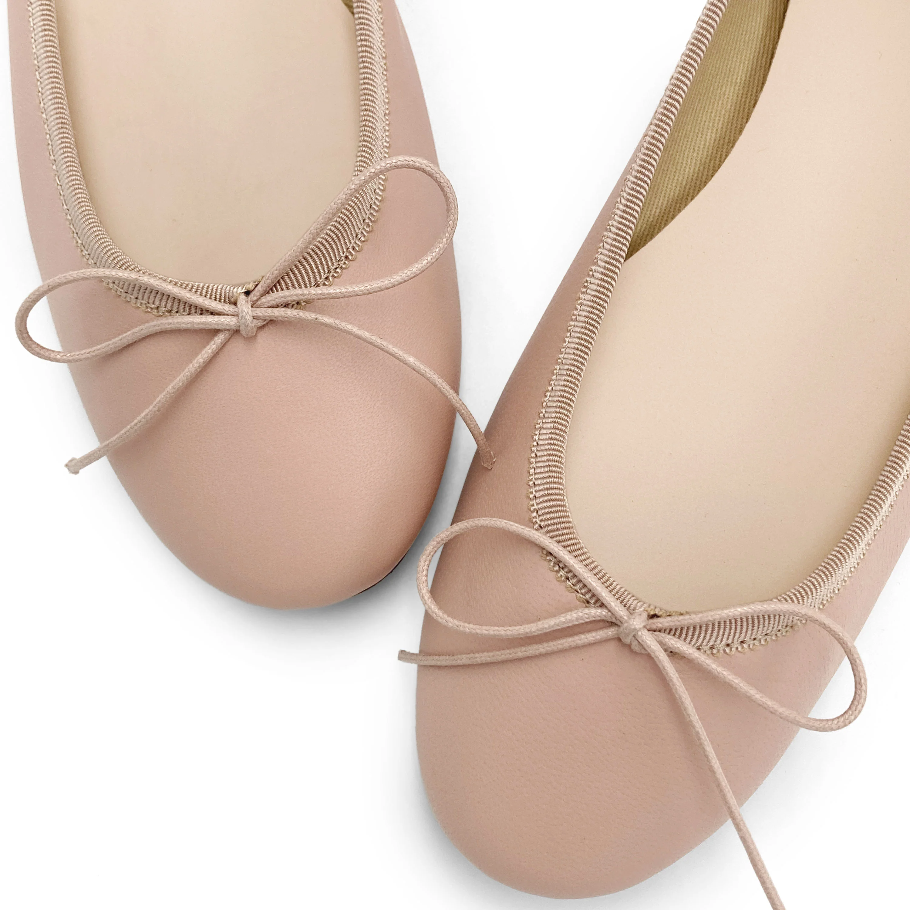 Ballerine in pelle rosa antico - Image 3