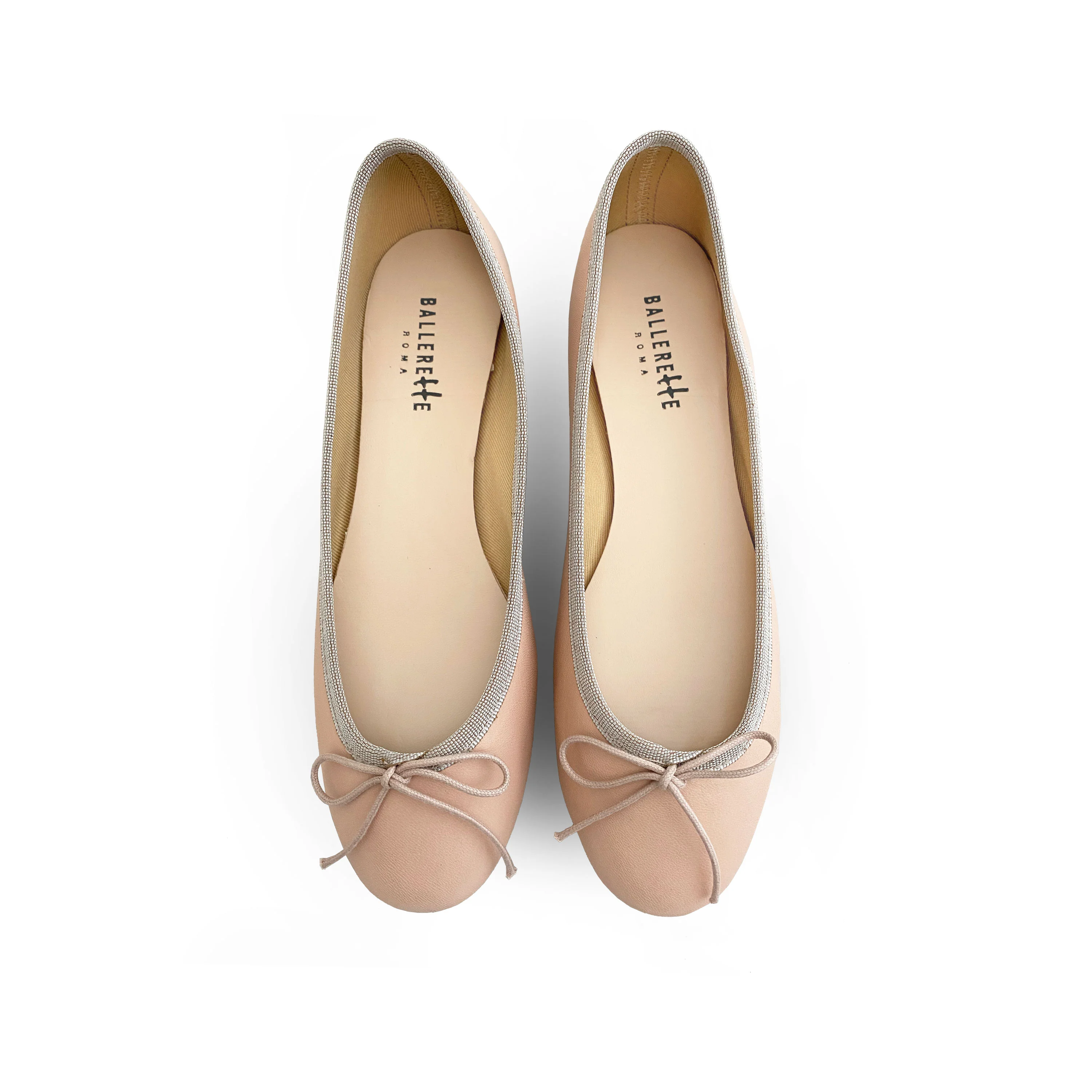 Ballerine in pelle rosa