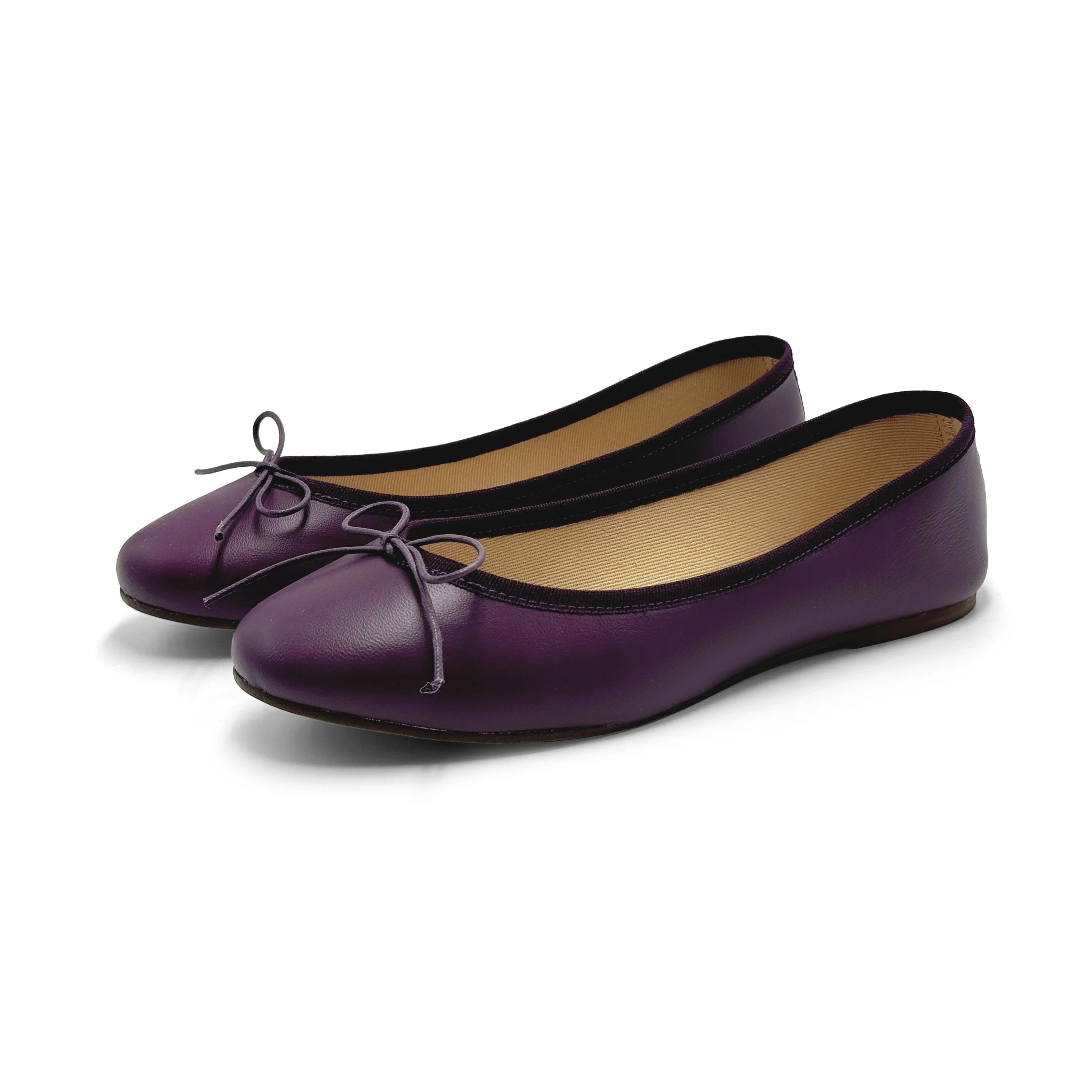 Ballerine in pelle viola - Image 2