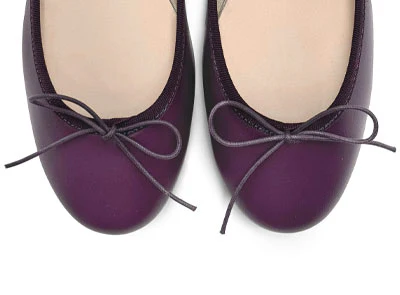 Ballerine in pelle viola - Image 5