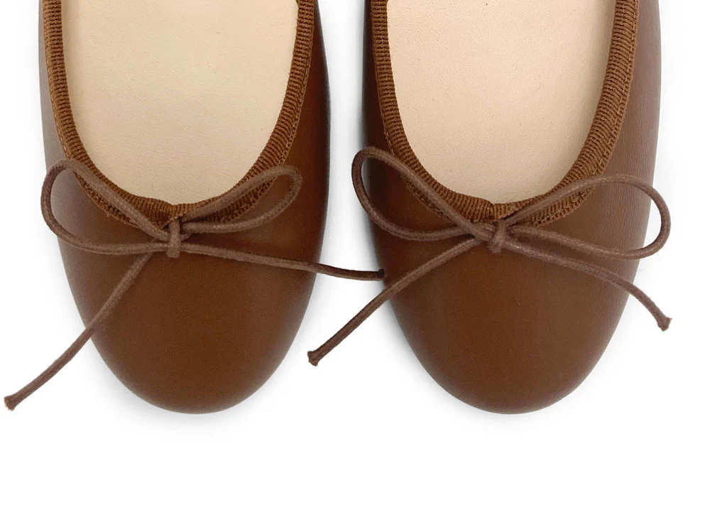 Ballerine marroni in pelle - Image 5