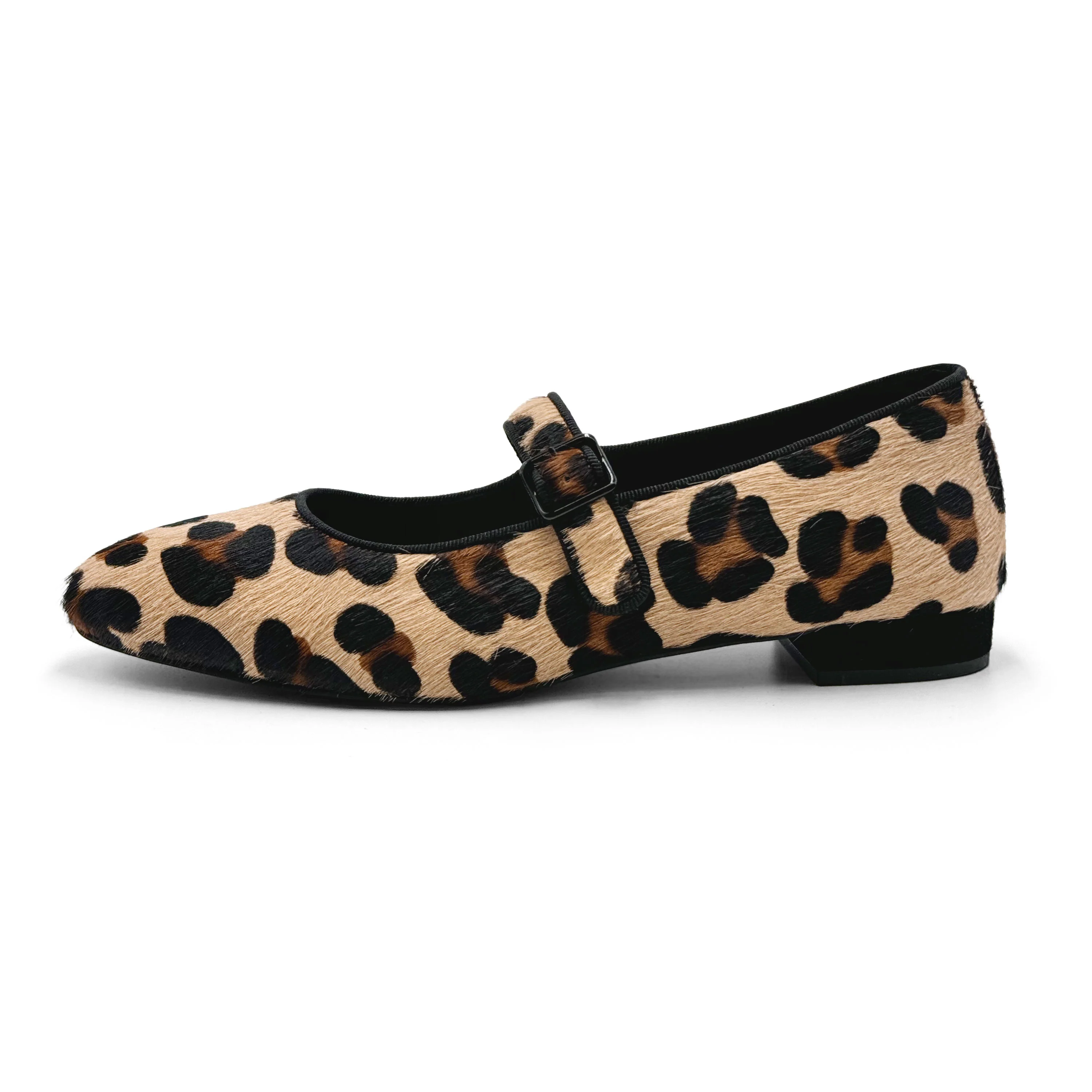 Ballerine Mary Jane animalier maculate con cinturino - Image 2