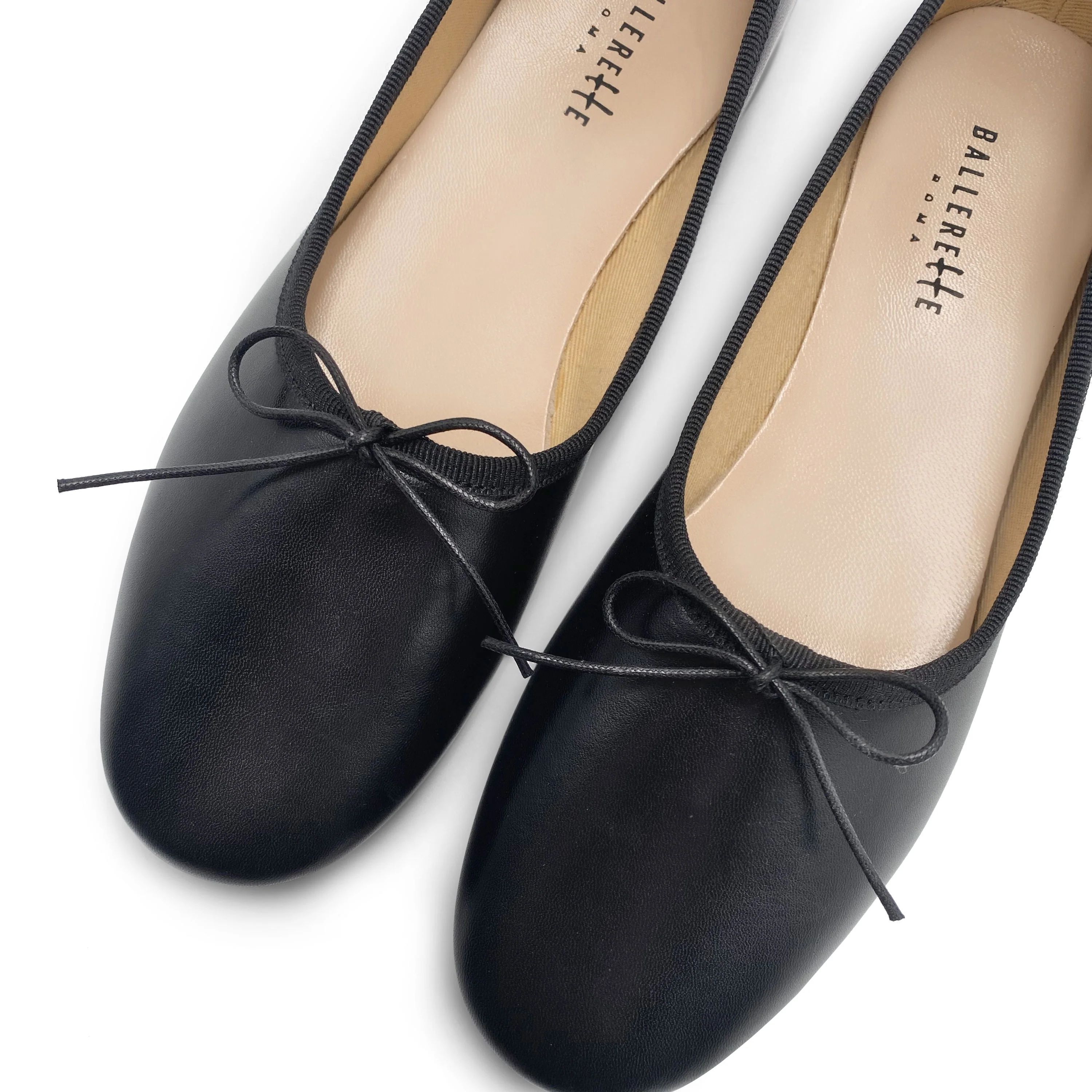 Ballerine "glove shoes" nere accollate in pelle - Image 2