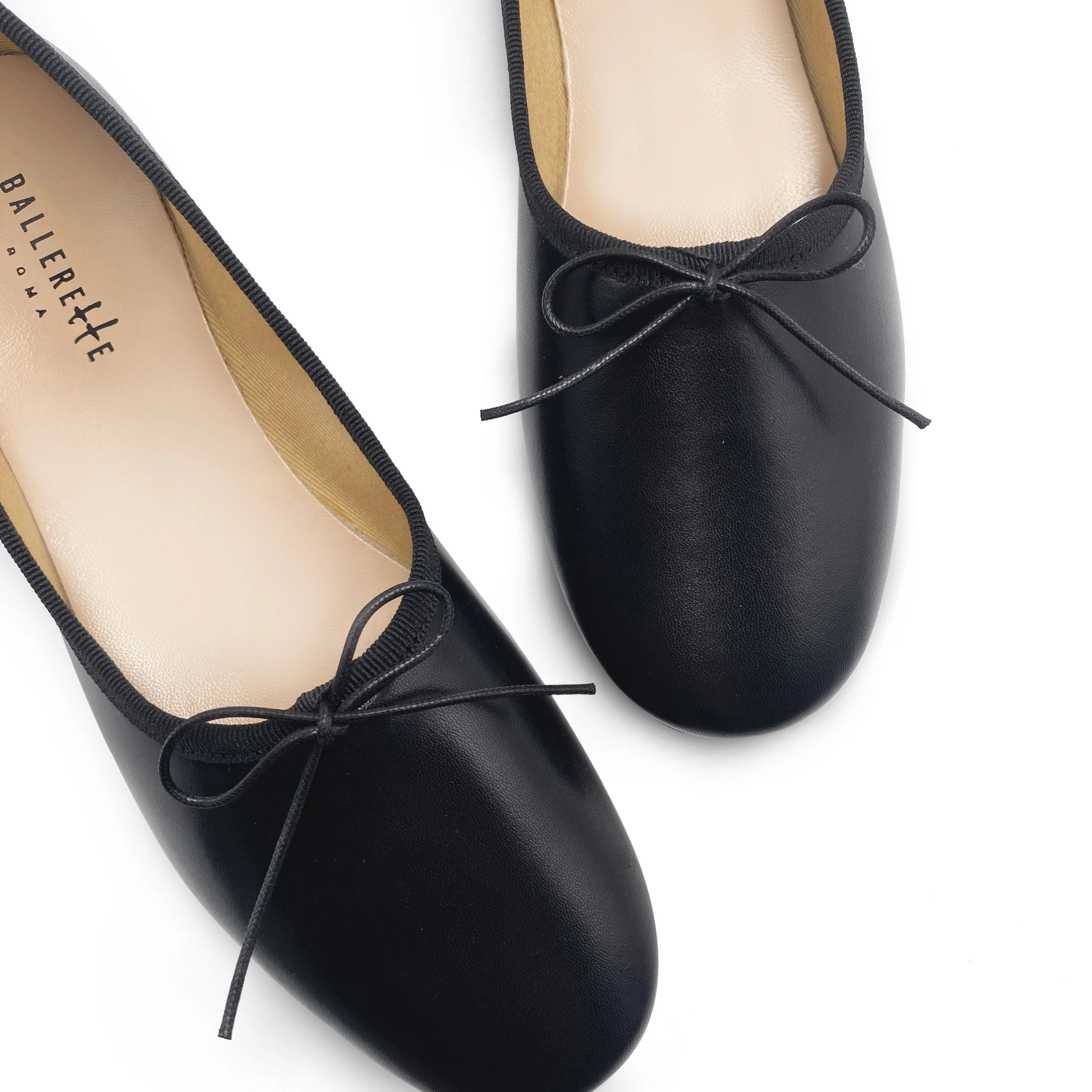 Ballerine "glove shoes" nere accollate in pelle - Image 3